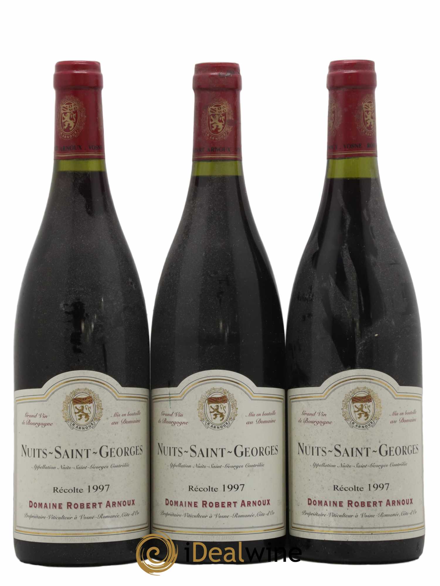 Nuits-Saint-Georges Domaine Robert Arnoux 1997 - Lot de 3 bouteilles - 0