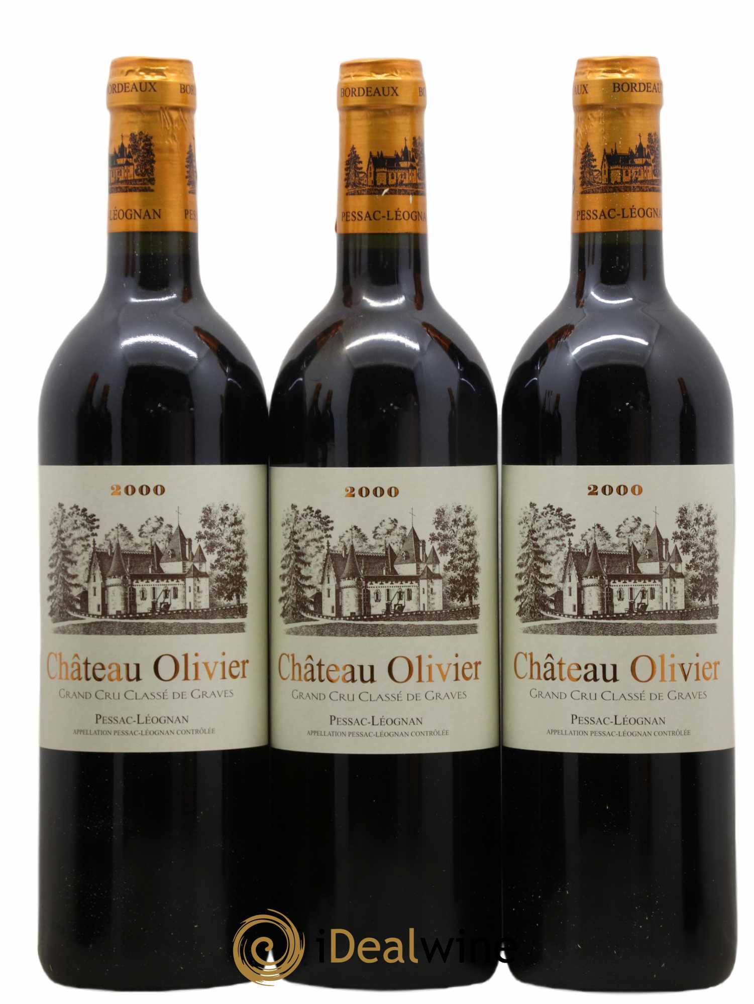 Château Olivier Cru Classé de Graves 2000 - Lot de 12 bouteilles - 3