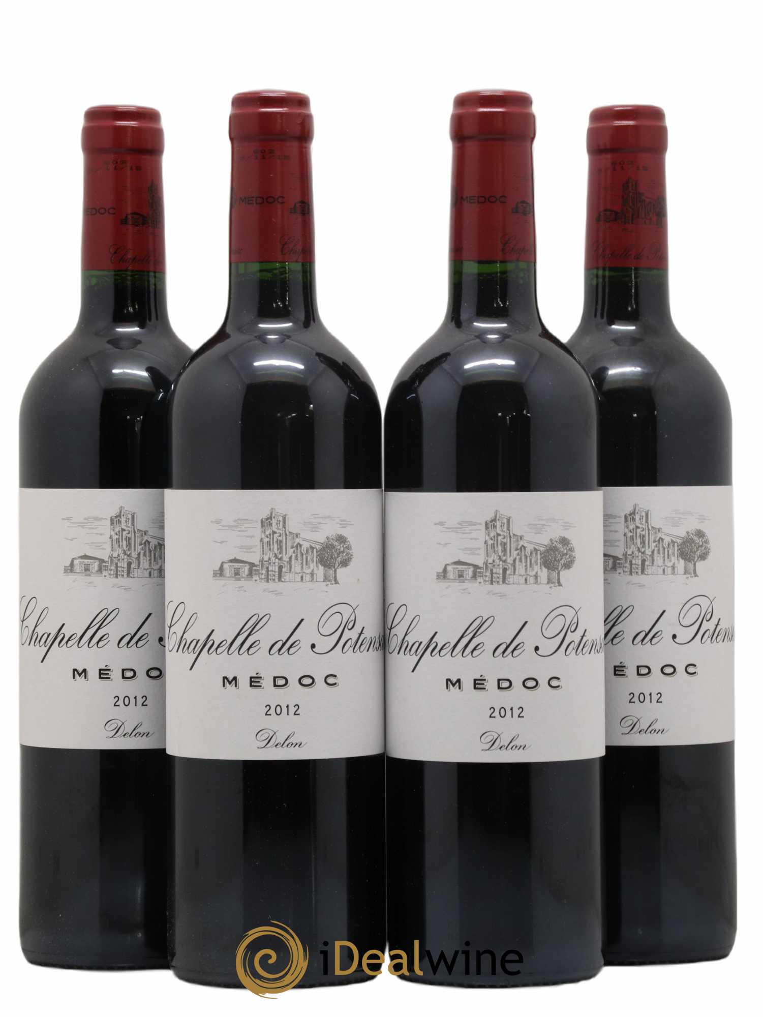 Chapelle de Potensac Second Vin 2012 - Lot de 4 bouteilles - 0