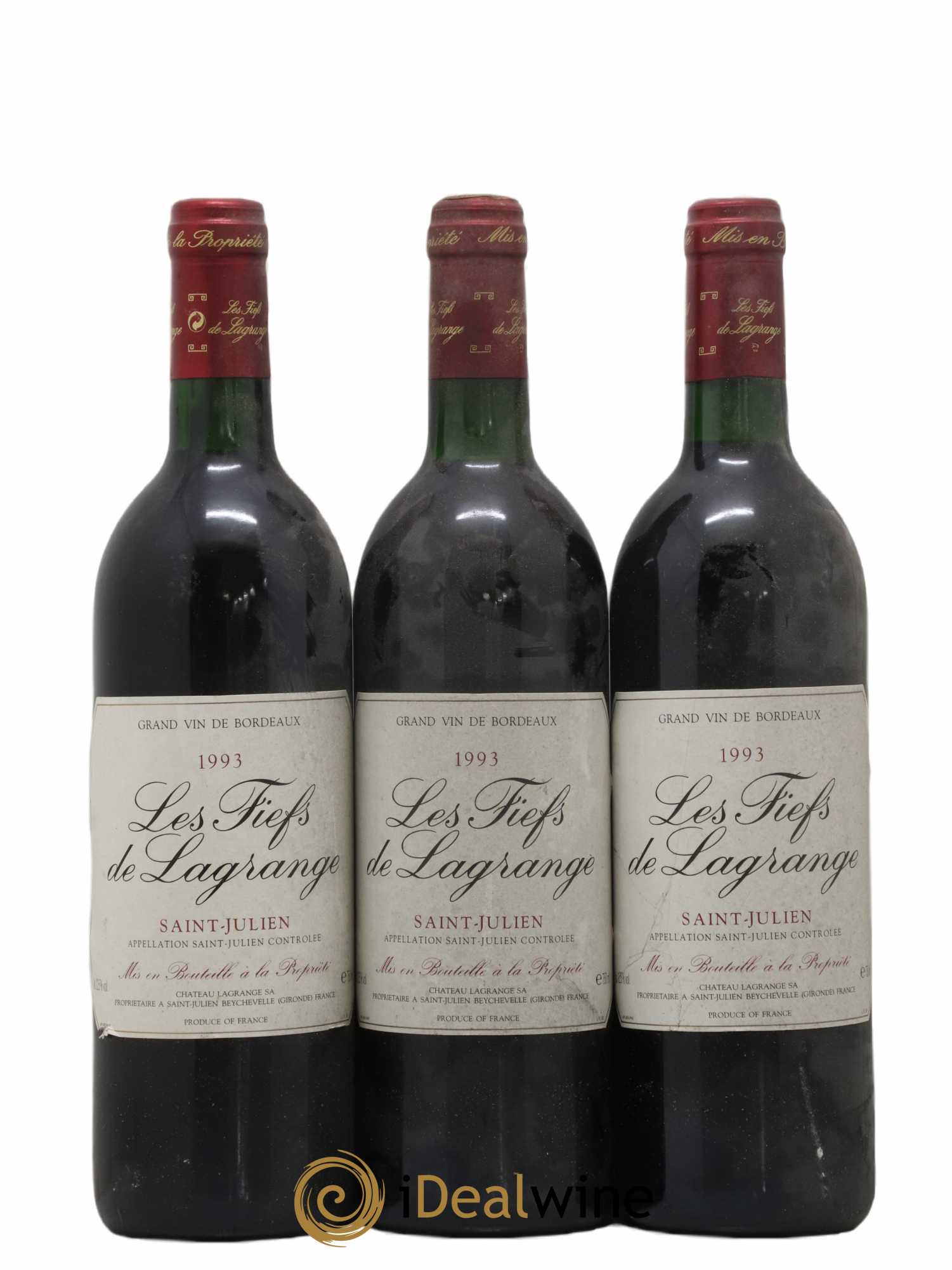 Les Fiefs de Lagrange Second Vin 1993 - Lot de 6 bouteilles - 2