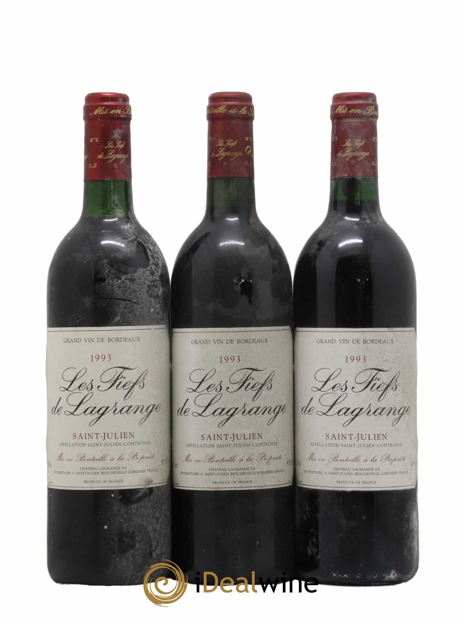 Les Fiefs de Lagrange Second Vin 1993 - Lot de 12 bouteilles - 2