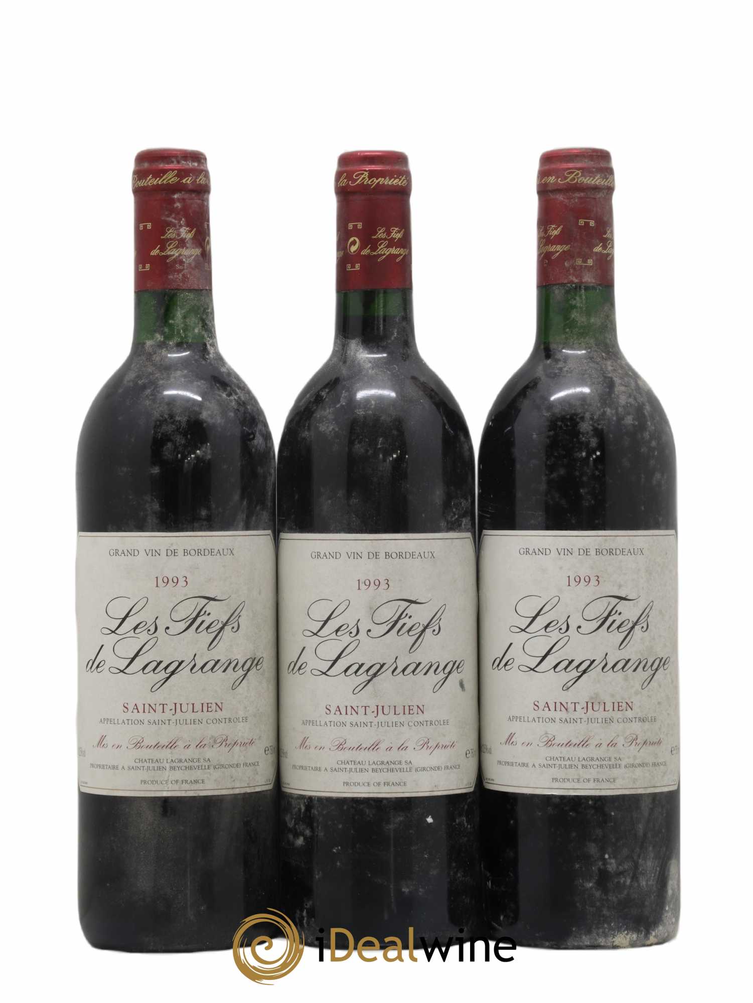 Les Fiefs de Lagrange Second Vin 1993 - Lot de 12 bouteilles - 4