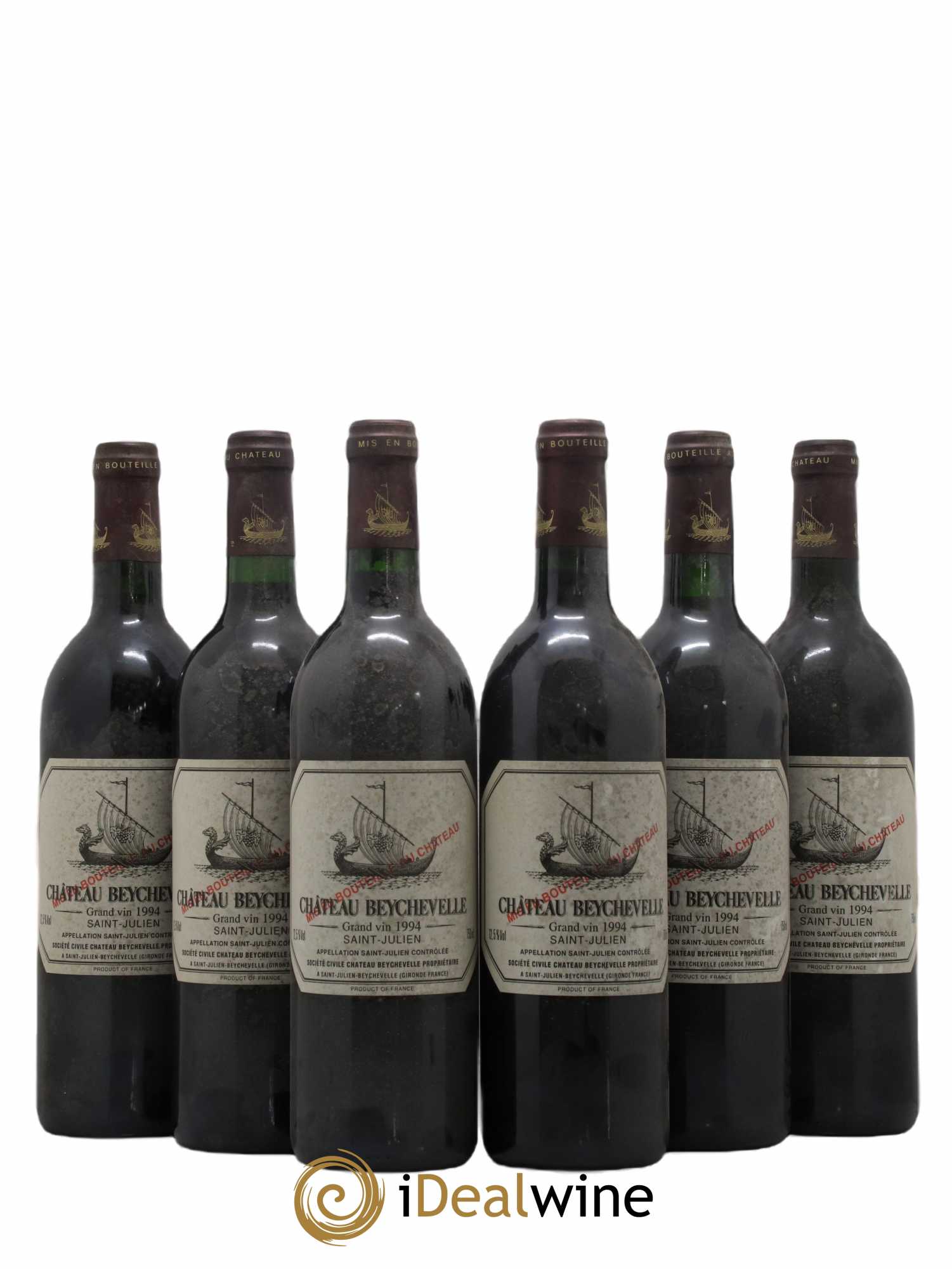 Château Beychevelle 4ème Grand Cru Classé 1994 - Lot de 6 bouteilles - 0