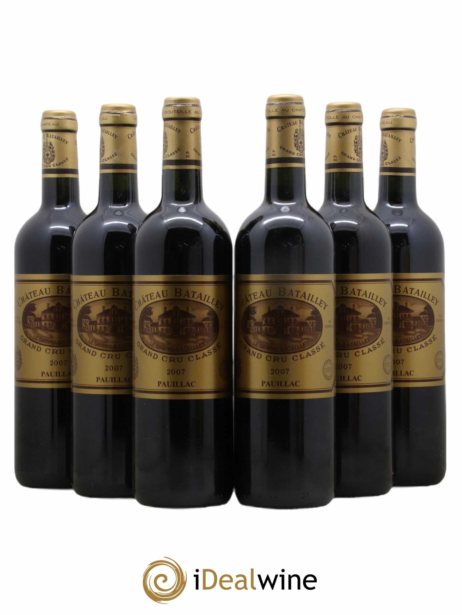 Château Batailley 5ème Grand Cru Classé 2007 - Lot de 6 bouteilles - 0