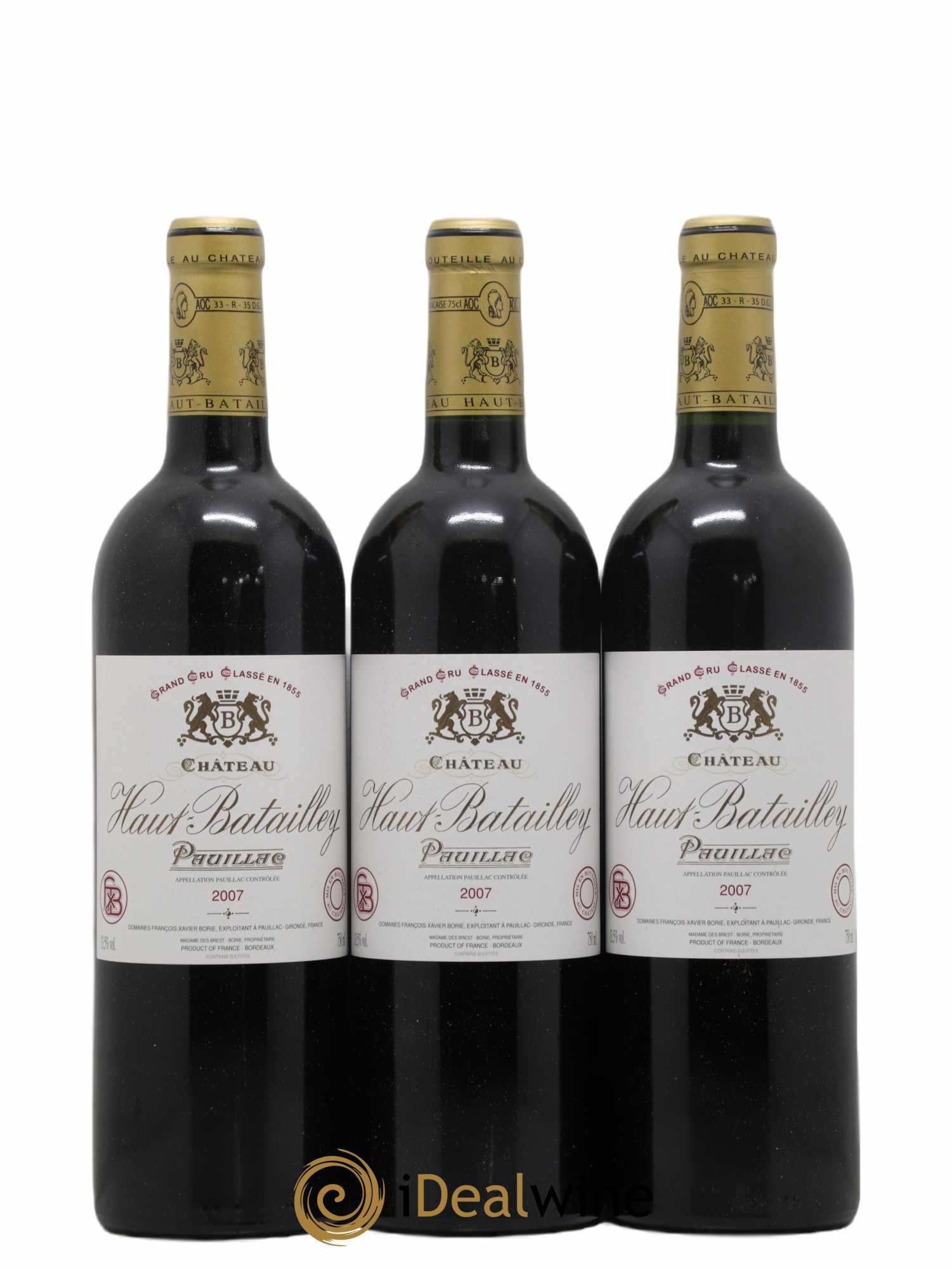 Château Batailley 5ème Grand Cru Classé 2007 - Posten von 12 Flaschen - 1