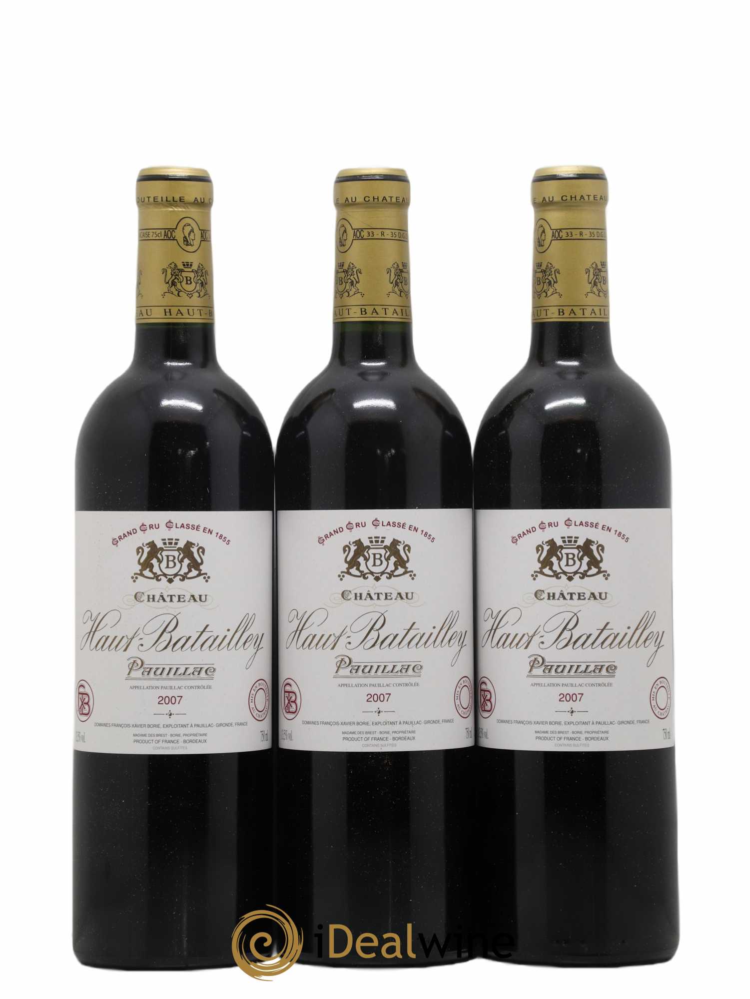 Château Batailley 5ème Grand Cru Classé 2007 - Posten von 12 Flaschen - 3