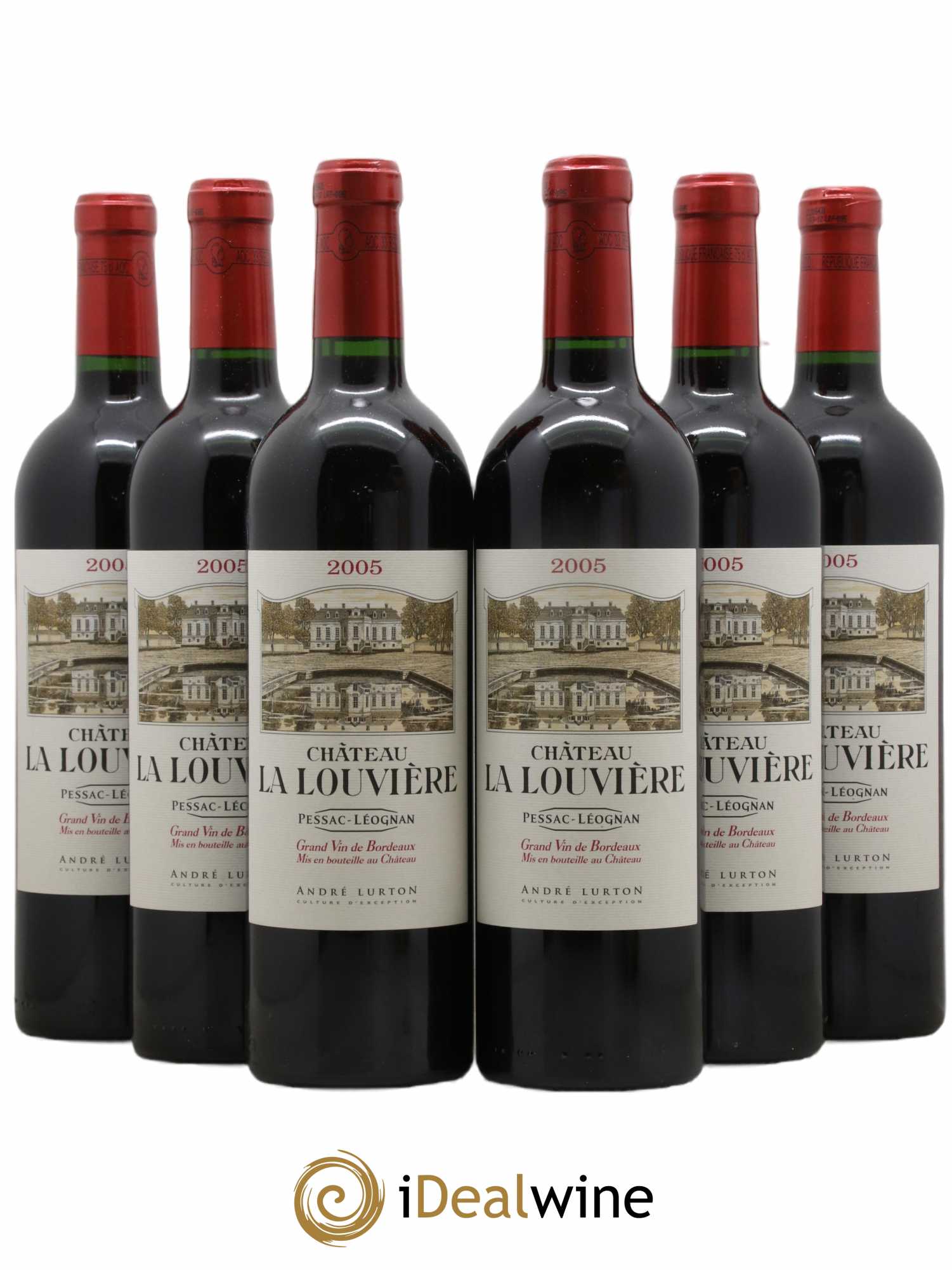 Château la Louvière 2005 - Lot de 6 bouteilles - 0
