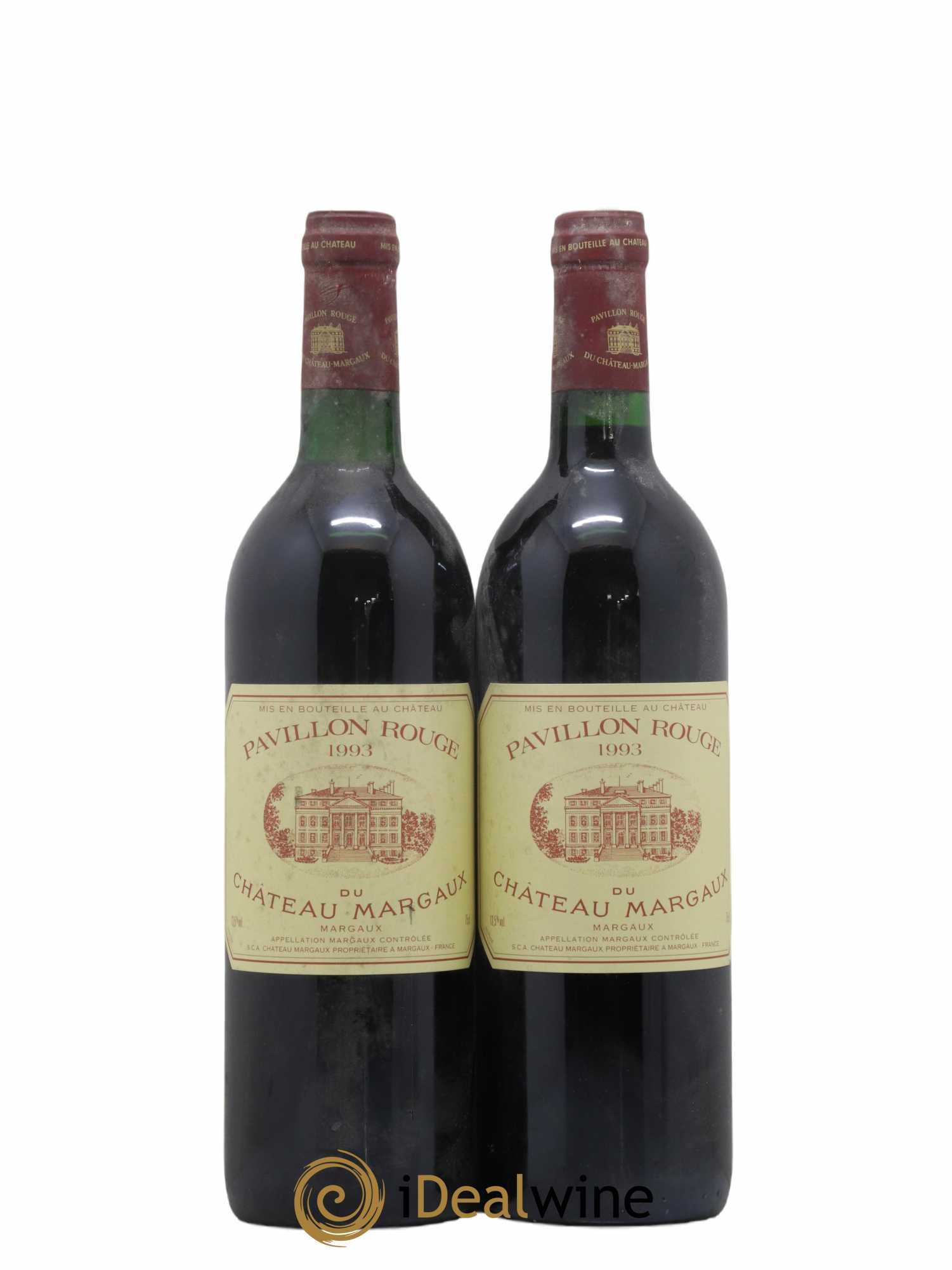 Pavillon Rouge du Château Margaux Second Vin 1993 - Lot de 2 bouteilles - 0
