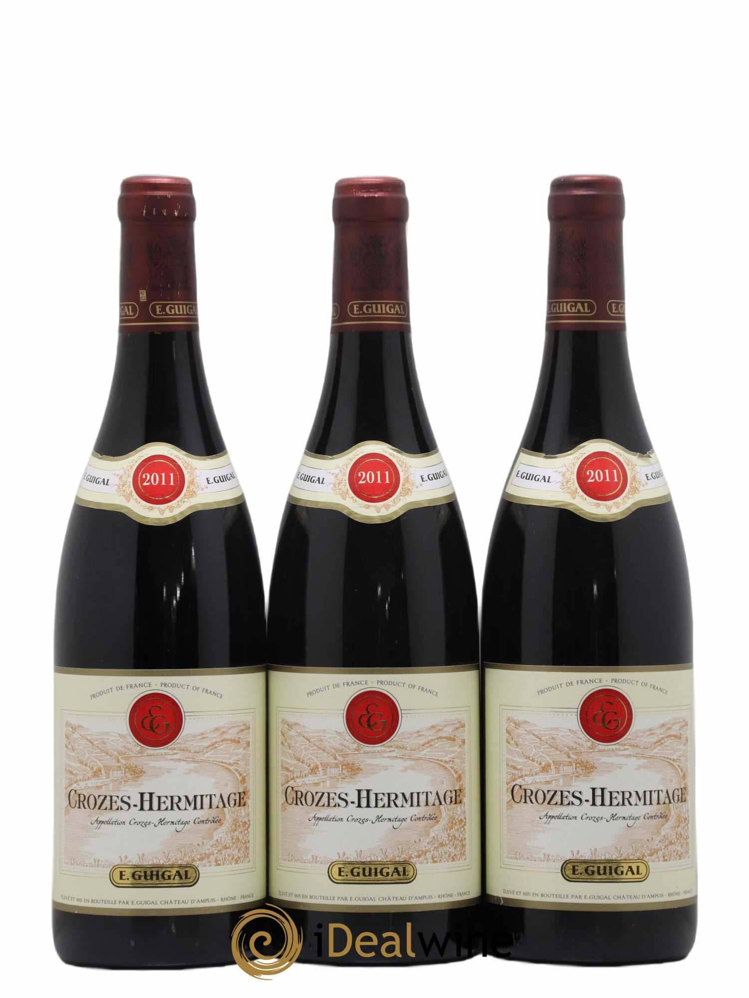 Crozes-Hermitage Guigal 2011 - Lot de 3 bouteilles - 0