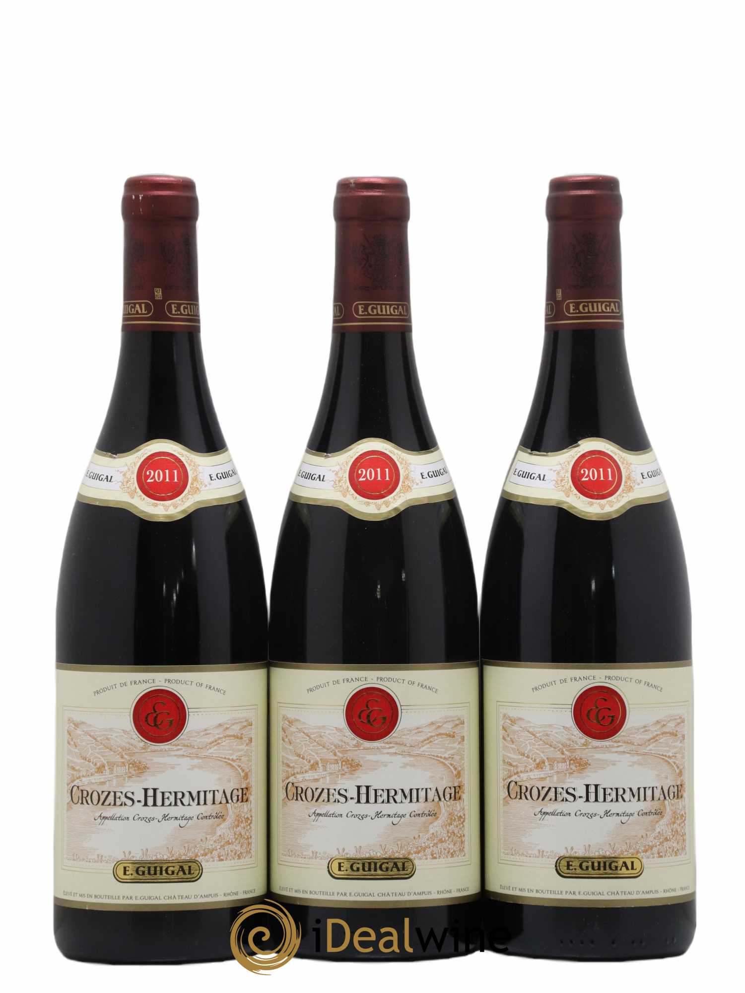 Crozes-Hermitage Guigal 2011 - Lot de 3 bouteilles - 0