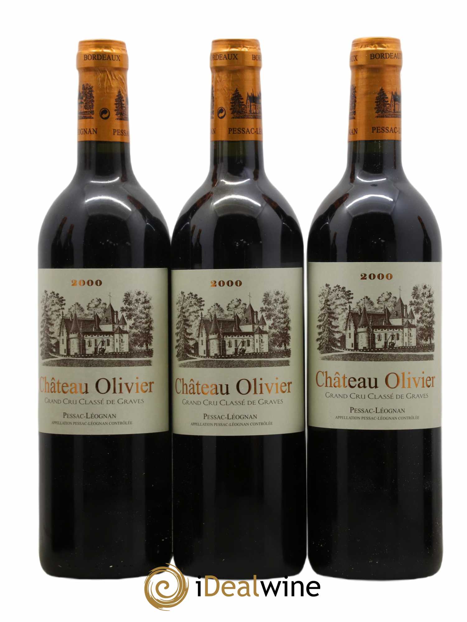 Château Olivier Cru Classé de Graves 2000 - Lot de 12 bouteilles - 3