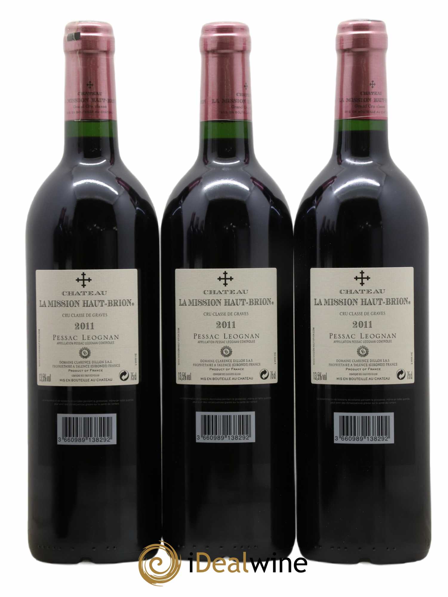 Château la Mission Haut-Brion Cru Classé de Graves 2011 - Lot de 6 bouteilles - 4