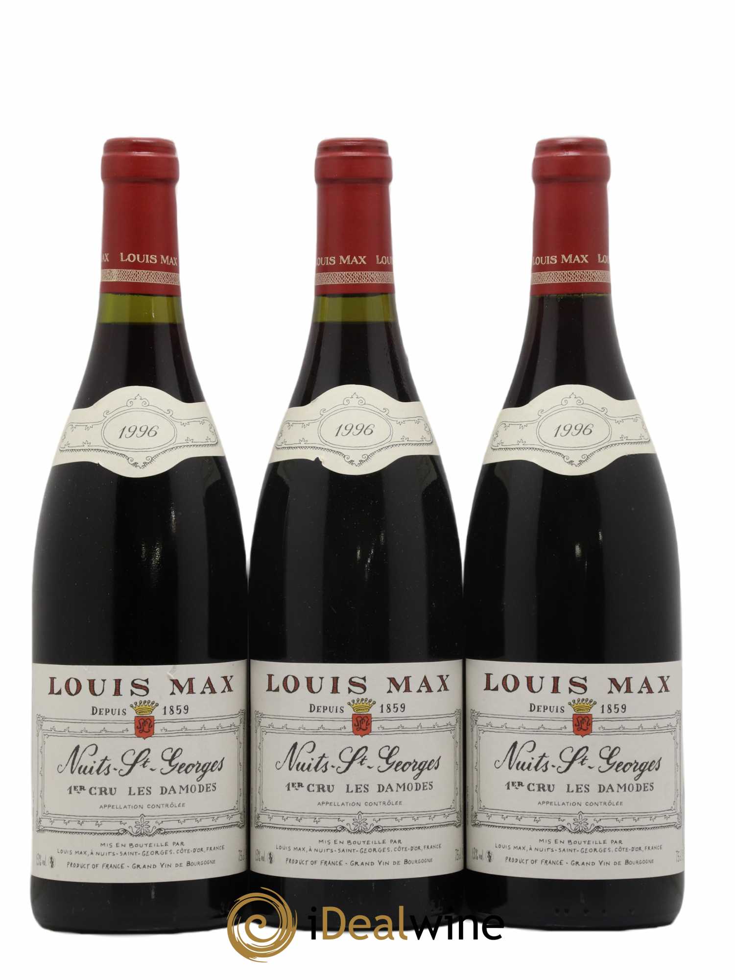 Nuits-Saint-Georges 1er Cru Les Damodes Louis Max 1996 - Lot de 3 bouteilles - 0