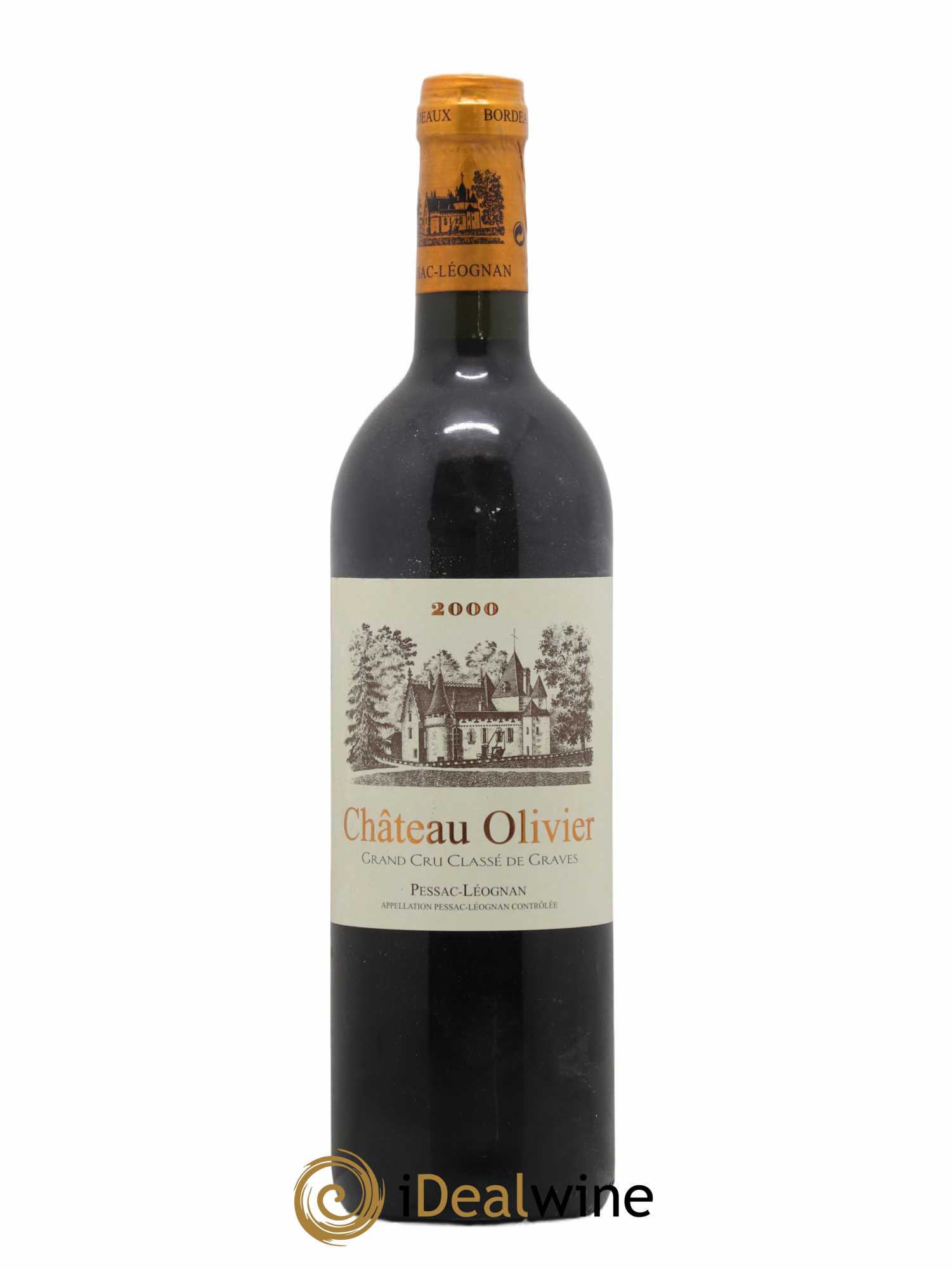 Château Olivier Cru Classé de Graves 2000 - Lot de 1 bouteille - 0