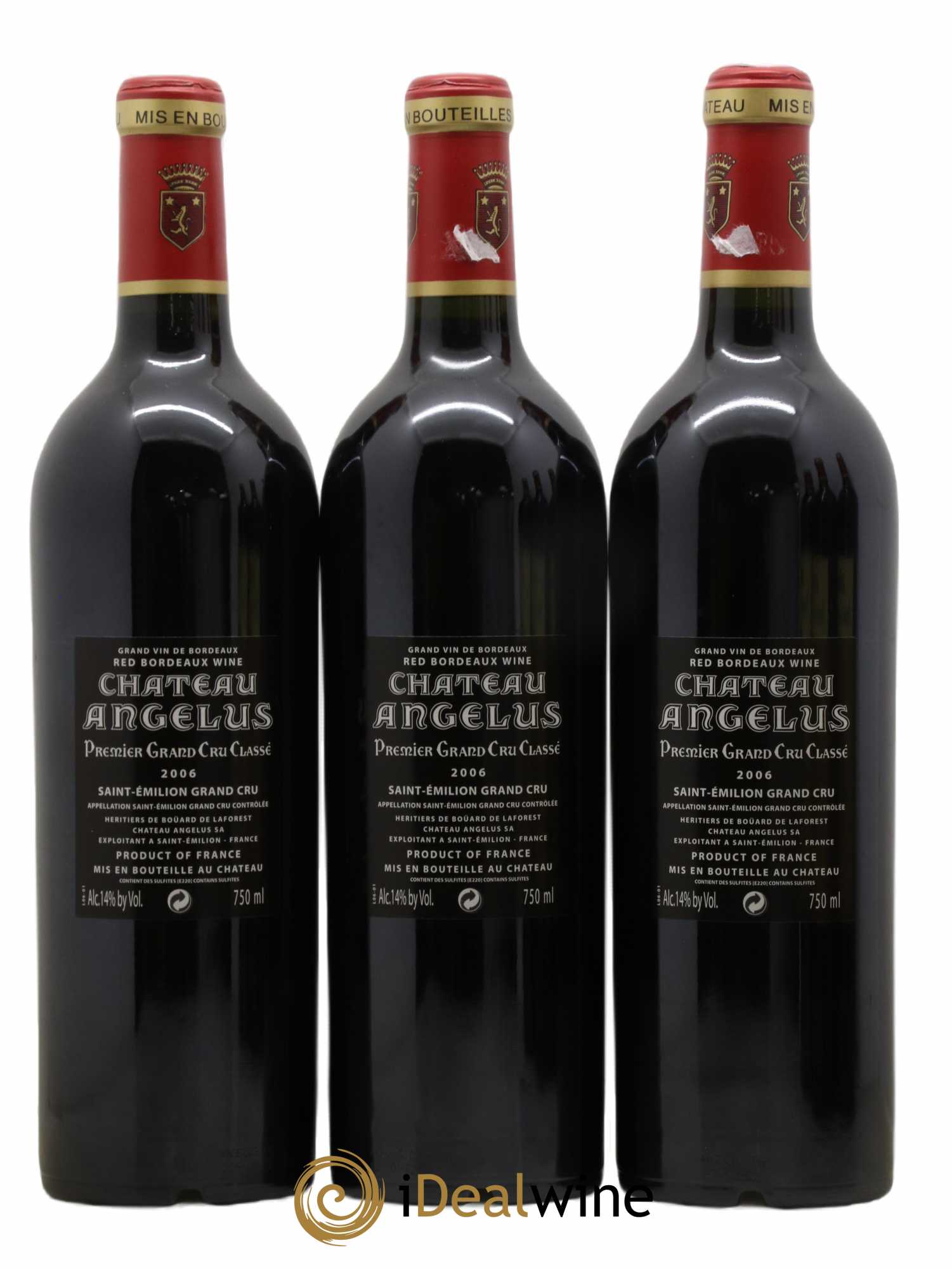 Château Angélus 1er Grand Cru Classé A 2006 - Lot de 6 bouteilles - 2