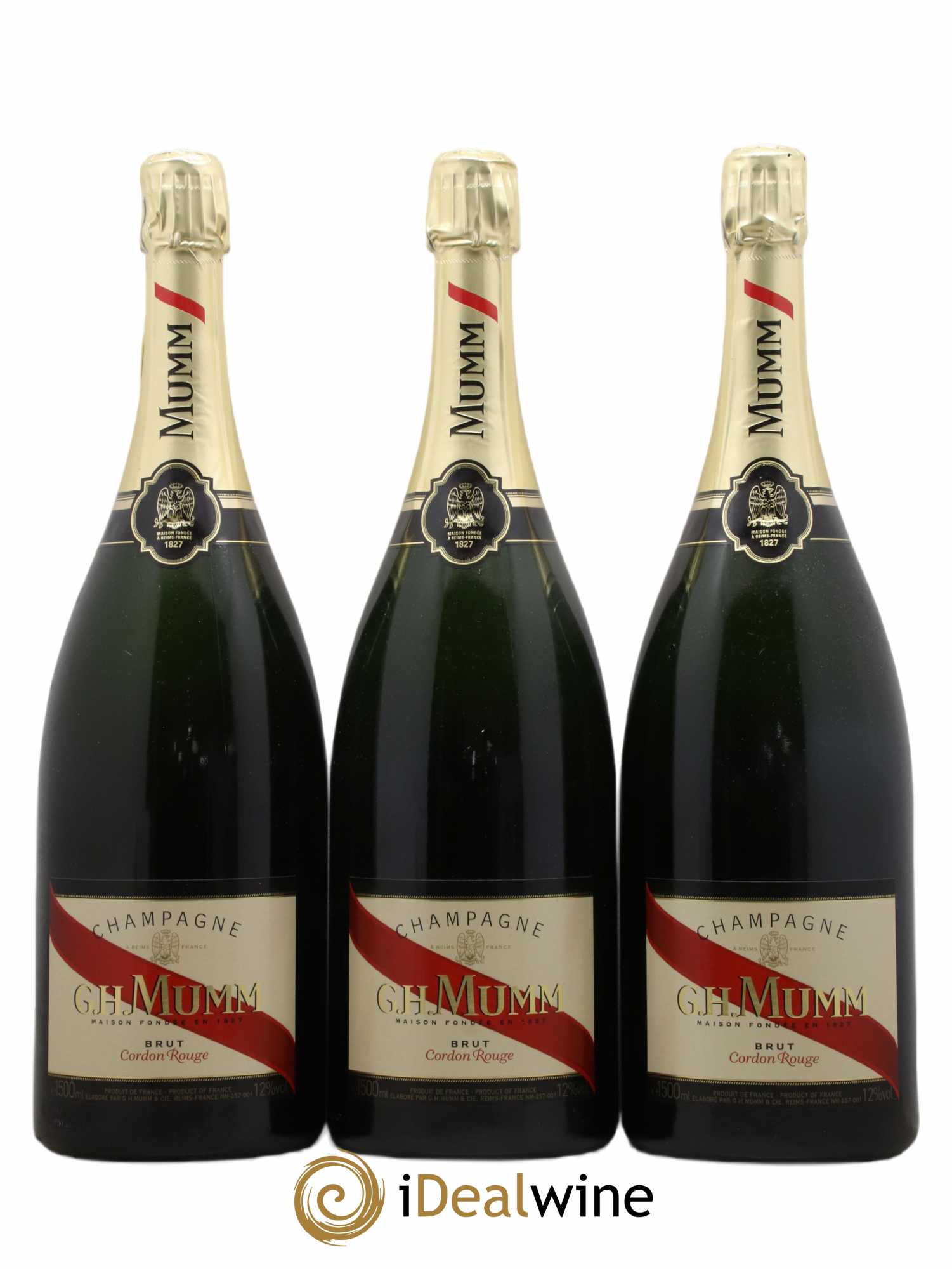 Cordon Rouge Mumm - Posten von 3 Magnum - 0
