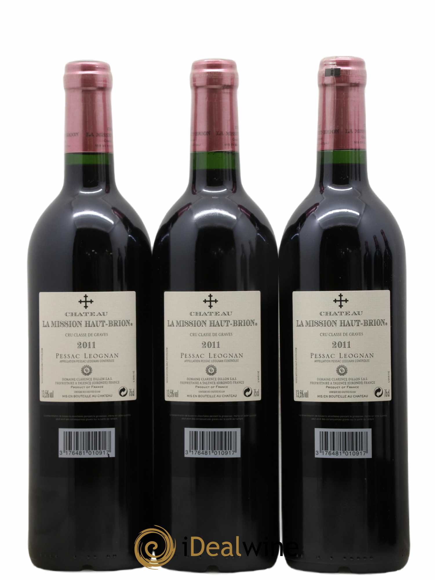 Château la Mission Haut-Brion Cru Classé de Graves 2011 - Lot de 6 bouteilles - 2