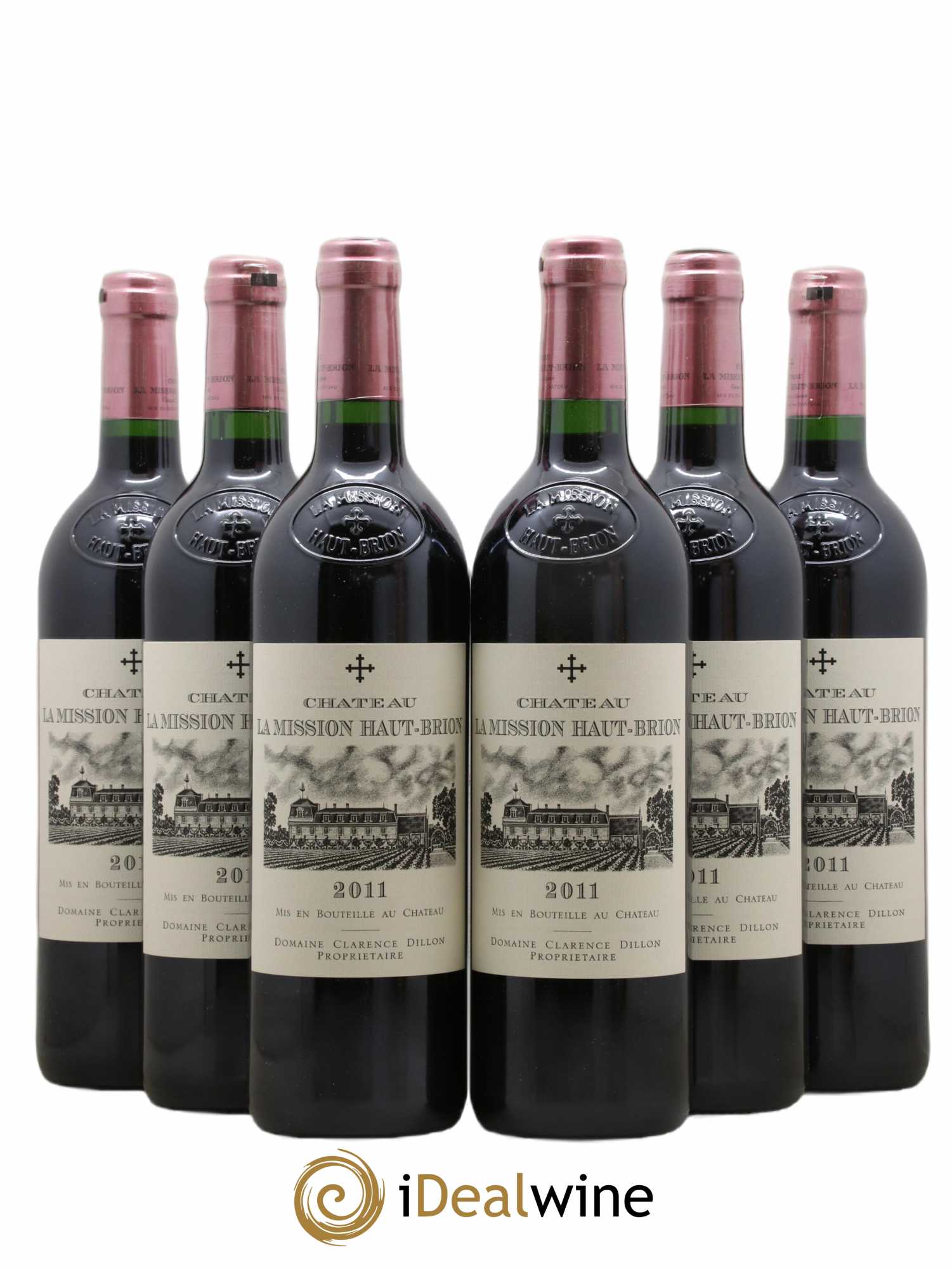Château la Mission Haut-Brion Cru Classé de Graves 2011 - Lot de 6 bouteilles - 0