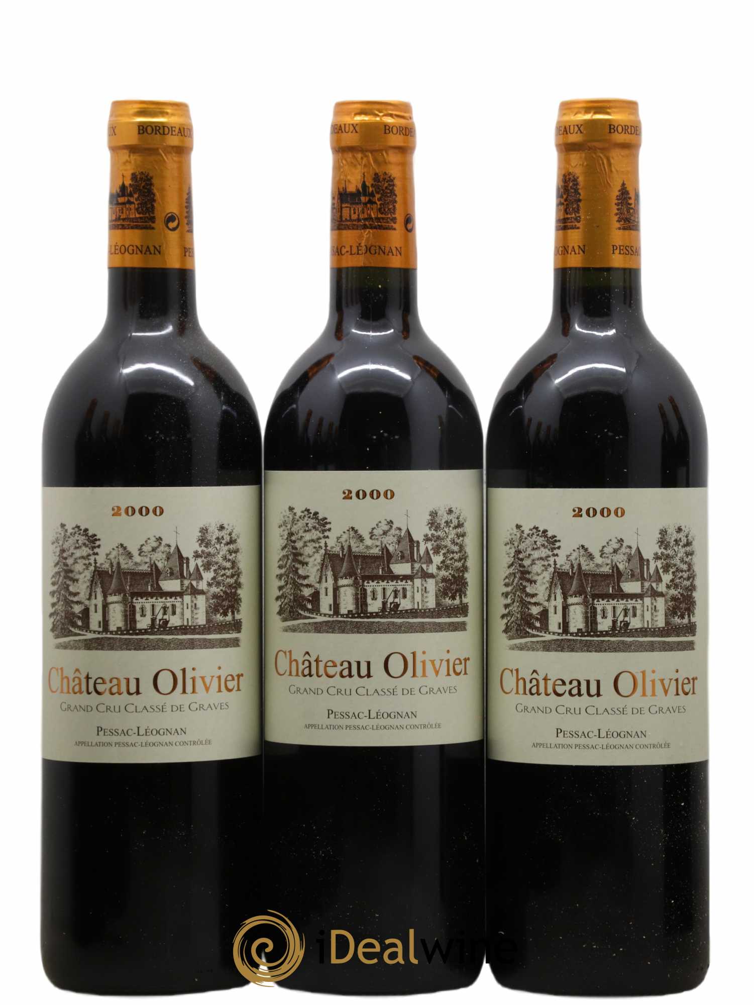 Château Olivier Cru Classé de Graves 2000 - Lot de 12 bouteilles - 2