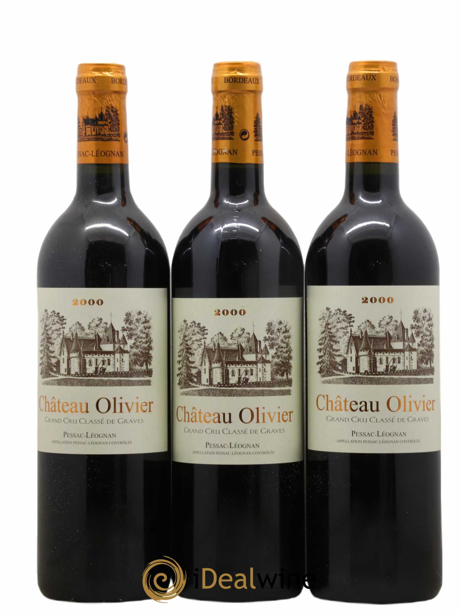 Château Olivier Cru Classé de Graves 2000 - Lot de 12 bouteilles - 4