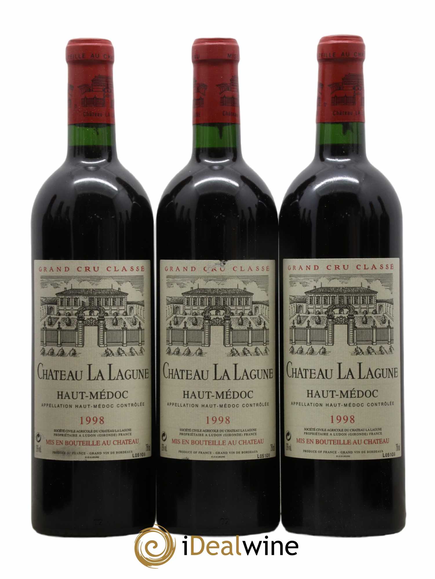 Château la Lagune 3ème Grand Cru Classé 1998 - Lot of 12 bottles - 2