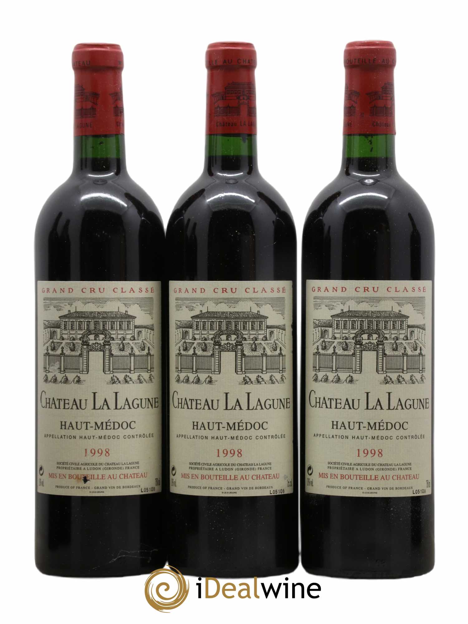 Château la Lagune 3ème Grand Cru Classé 1998 - Lot of 12 bottles - 3