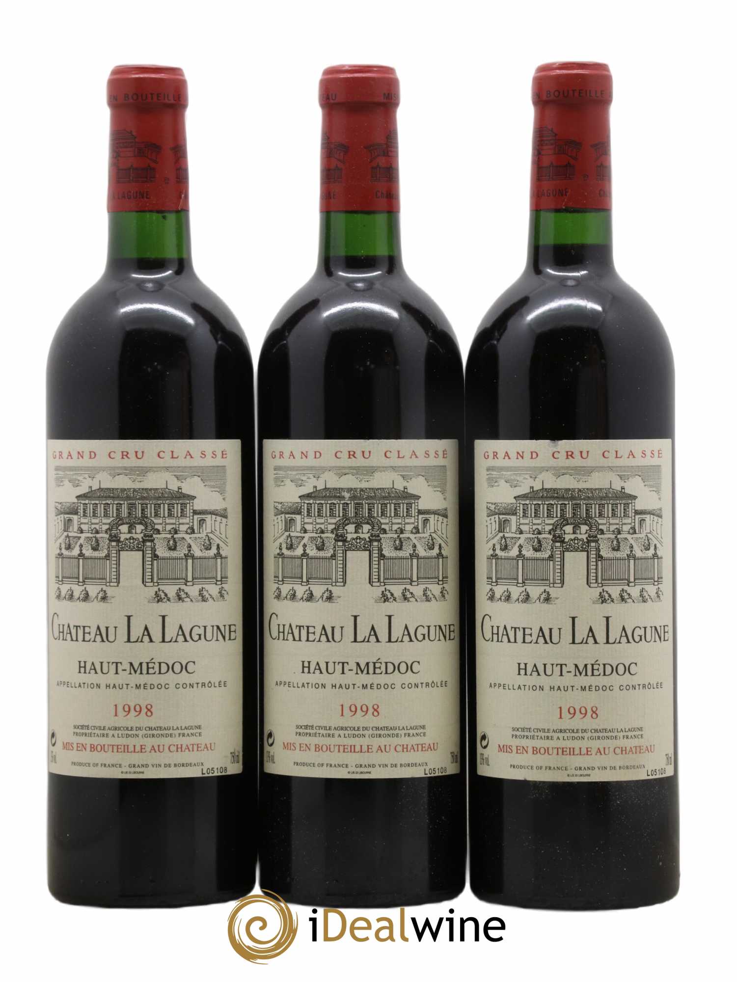 Château la Lagune 3ème Grand Cru Classé 1998 - Lot of 12 bottles - 4