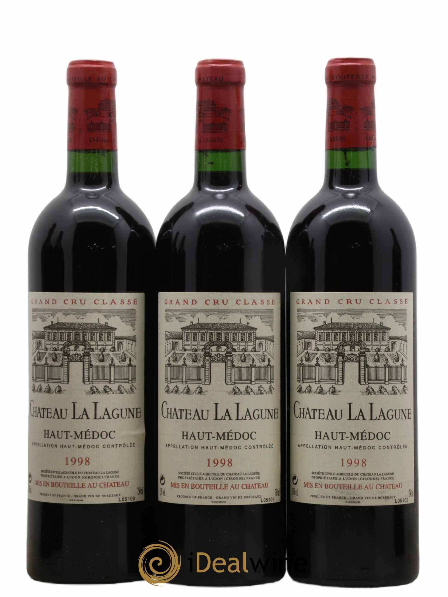 Château la Lagune 3ème Grand Cru Classé 1998 - Lot de 12 bouteilles - 3