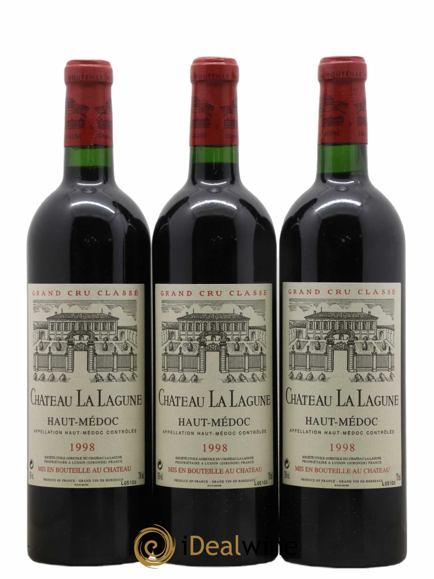 Château la Lagune 3ème Grand Cru Classé 1998 - Lot de 12 bouteilles - 4