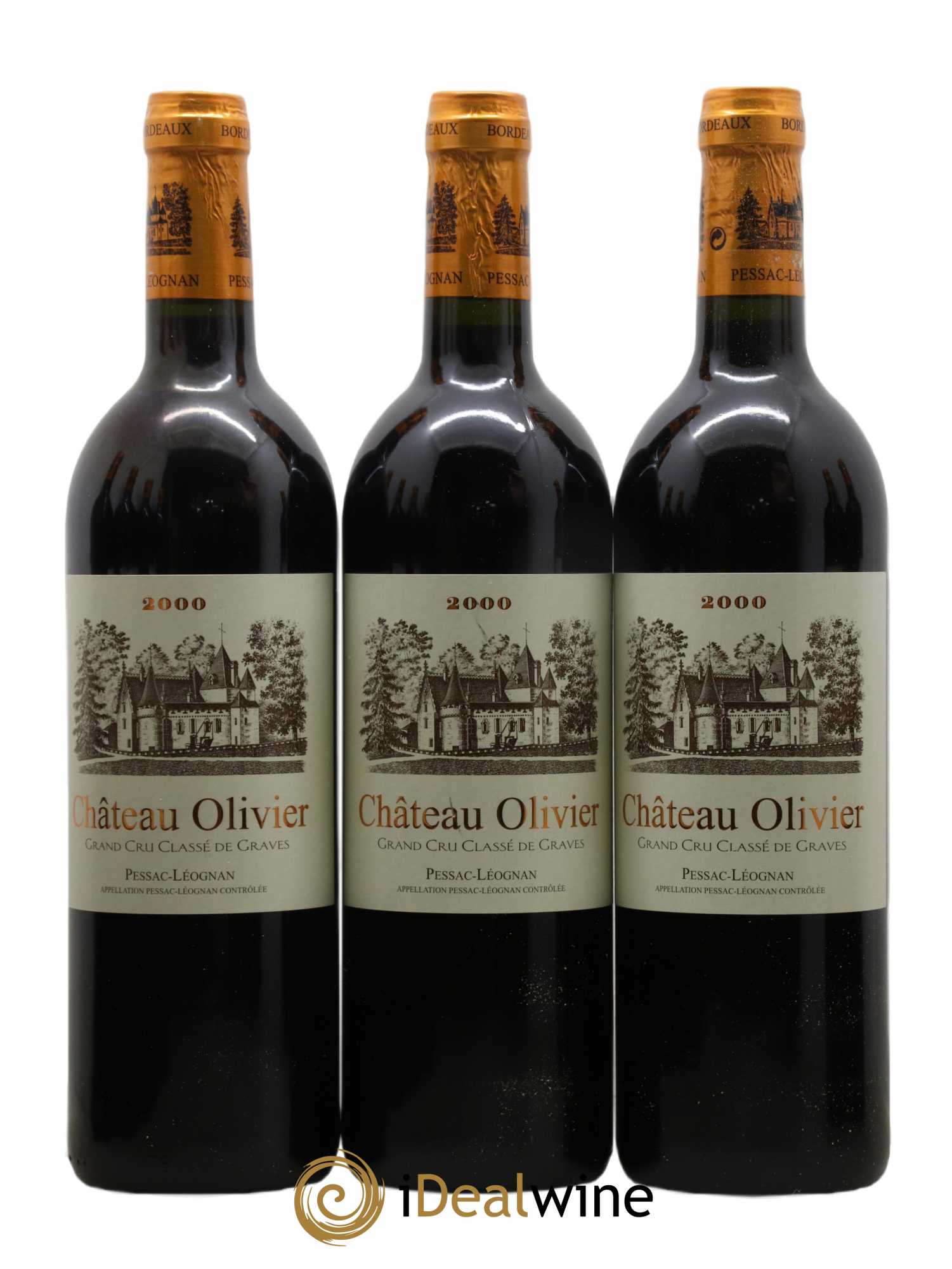 Château Olivier Cru Classé de Graves 2000 - Lot de 12 bouteilles - 2