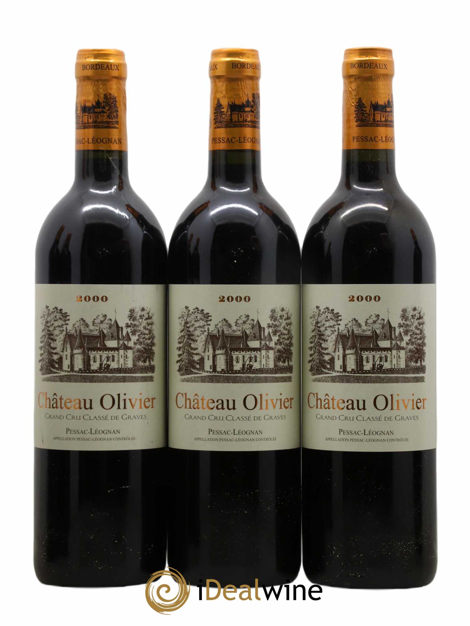 Château Olivier Cru Classé de Graves 2000 - Lot de 12 bouteilles - 3