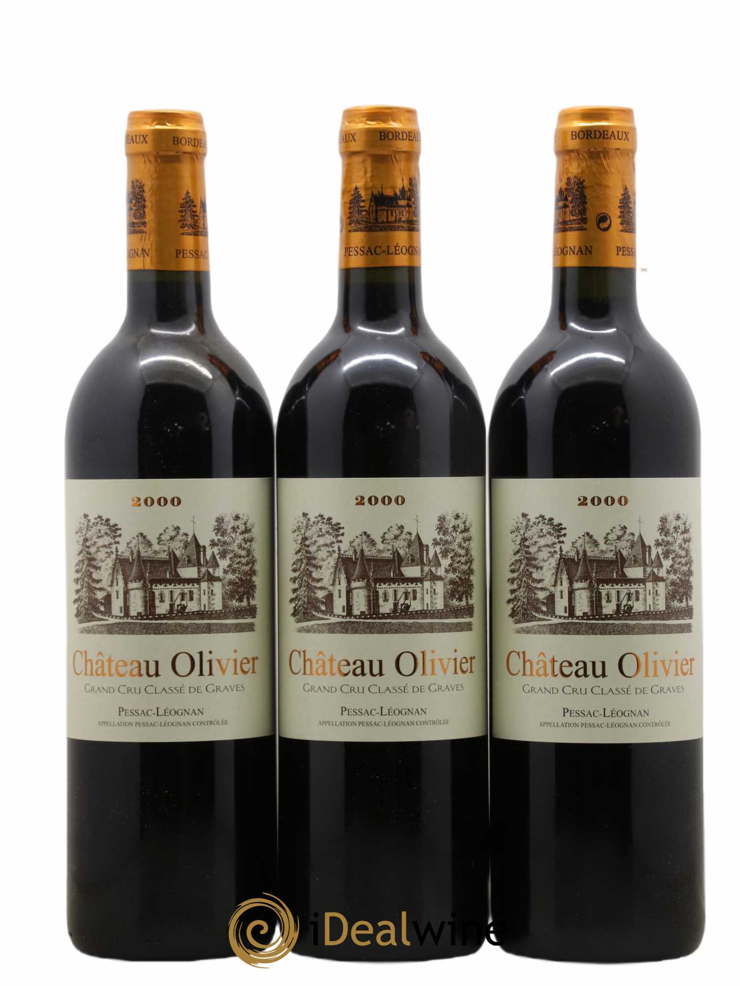 Château Olivier Cru Classé de Graves 2000 - Lot de 12 bouteilles - 4