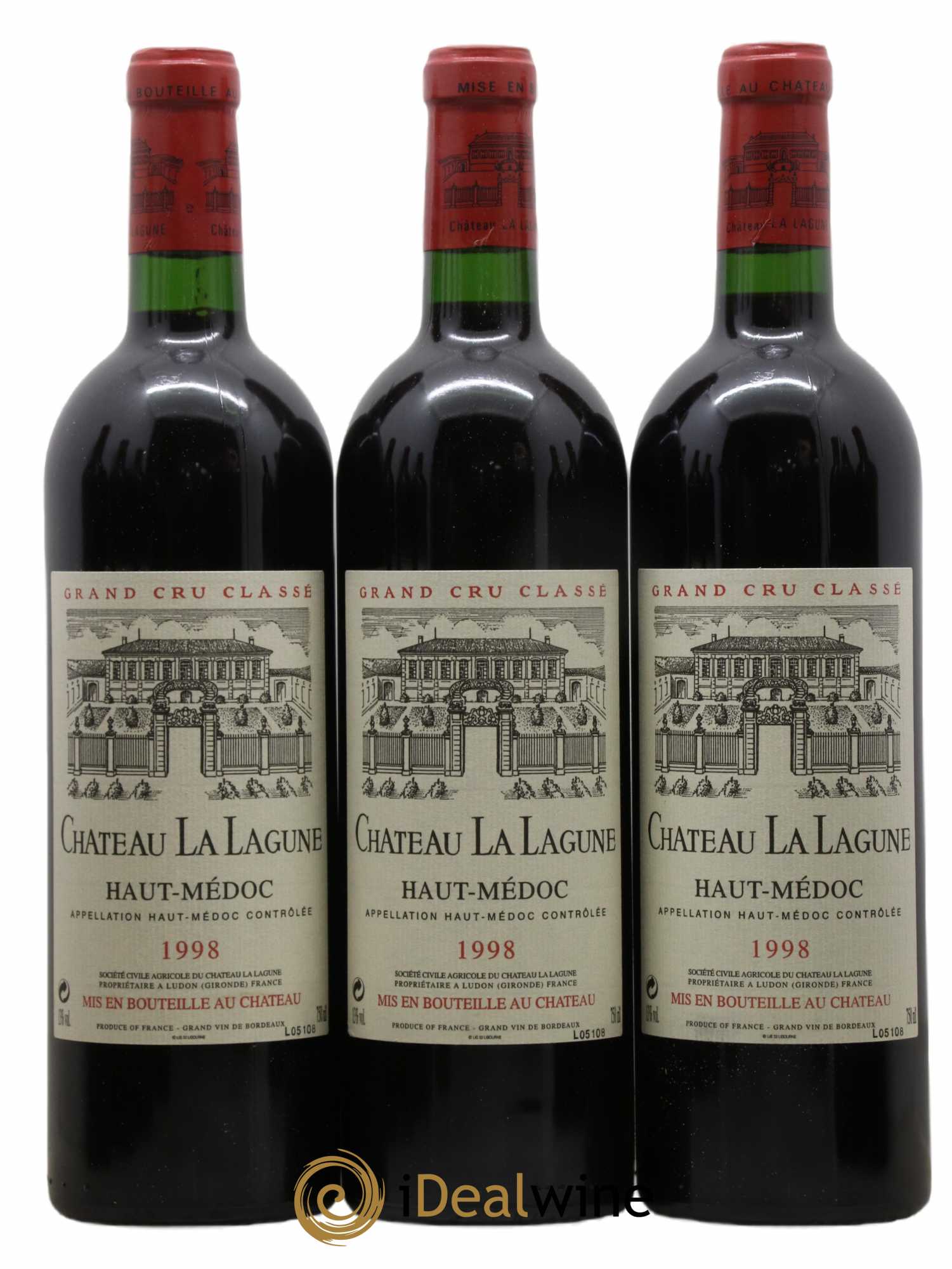Château la Lagune 3ème Grand Cru Classé 1998 - Lot de 12 bouteilles - 3