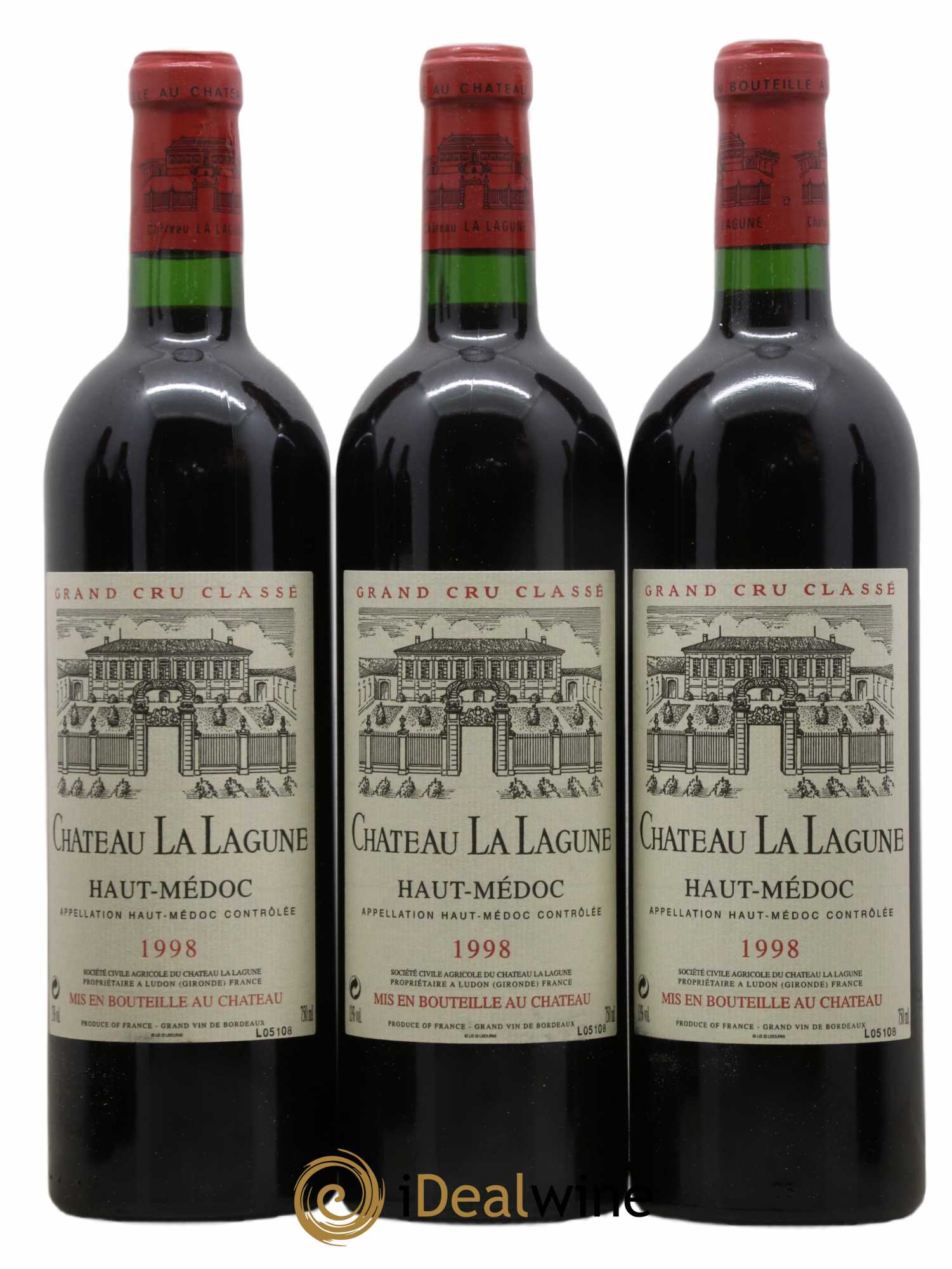 Château la Lagune 3ème Grand Cru Classé 1998 - Lot de 12 bouteilles - 4