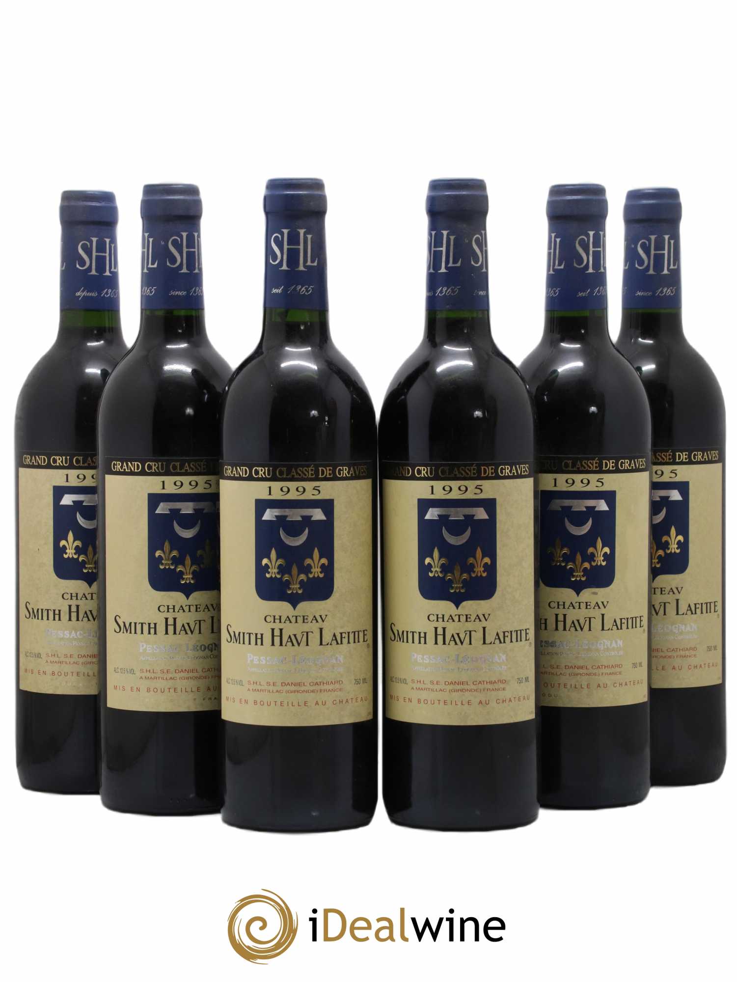 Château Smith Haut Lafitte Cru Classé de Graves 1995 - Lot de 6 bouteilles - 0