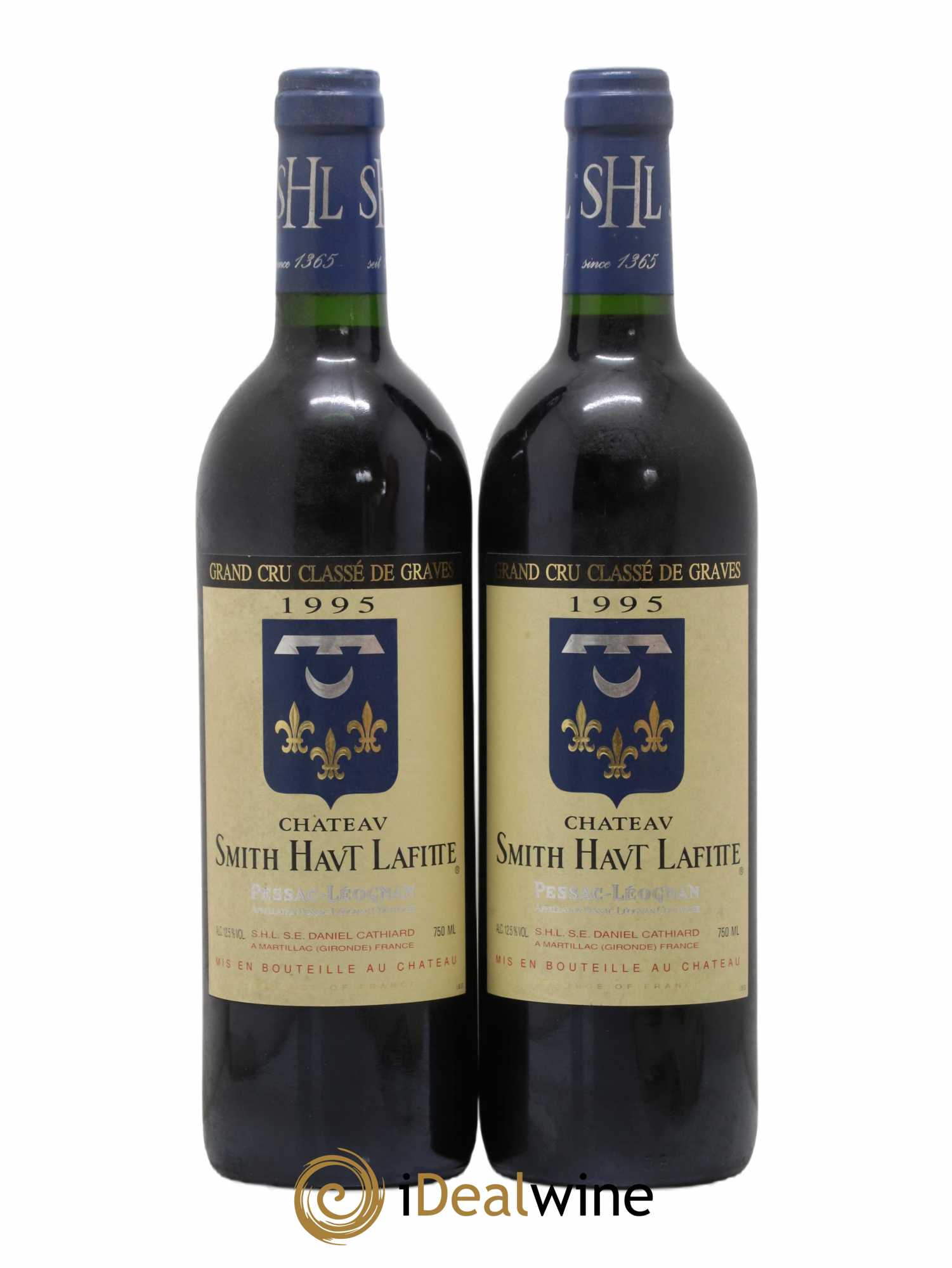 Château Smith Haut Lafitte Cru Classé de Graves 1995 - Lot de 2 bouteilles - 0
