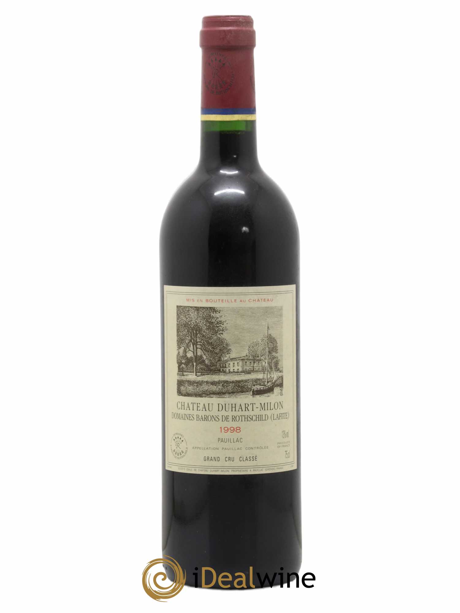 Château Duhart-Milon 4ème Grand Cru Classé 1998 - Lot de 1 bouteille - 0