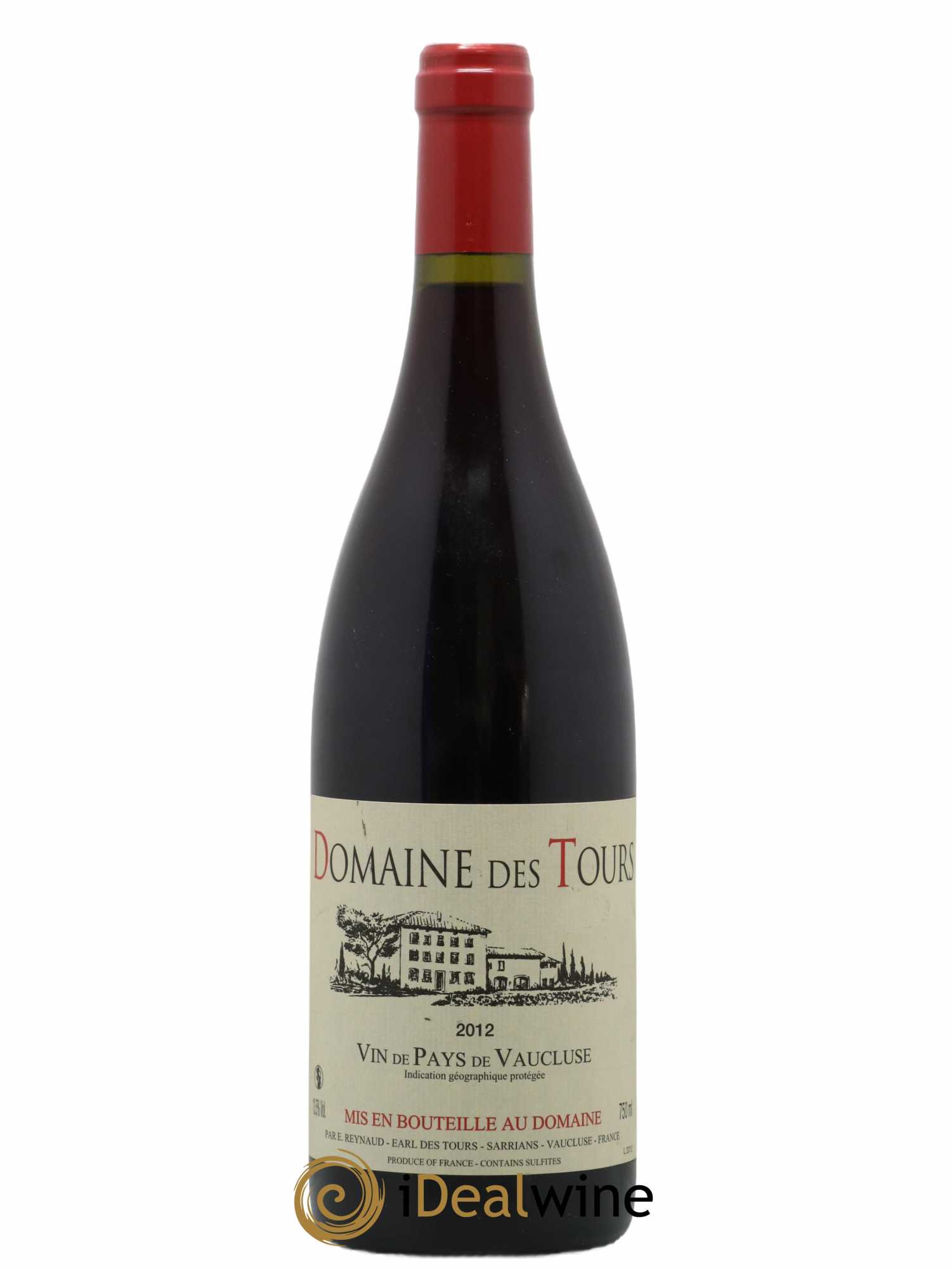 Vaucluse (Vin de Pays de Vaucluse) Domaine des Tours Emmanuel Reynaud 2012 - Lot de 1 bouteille - 0