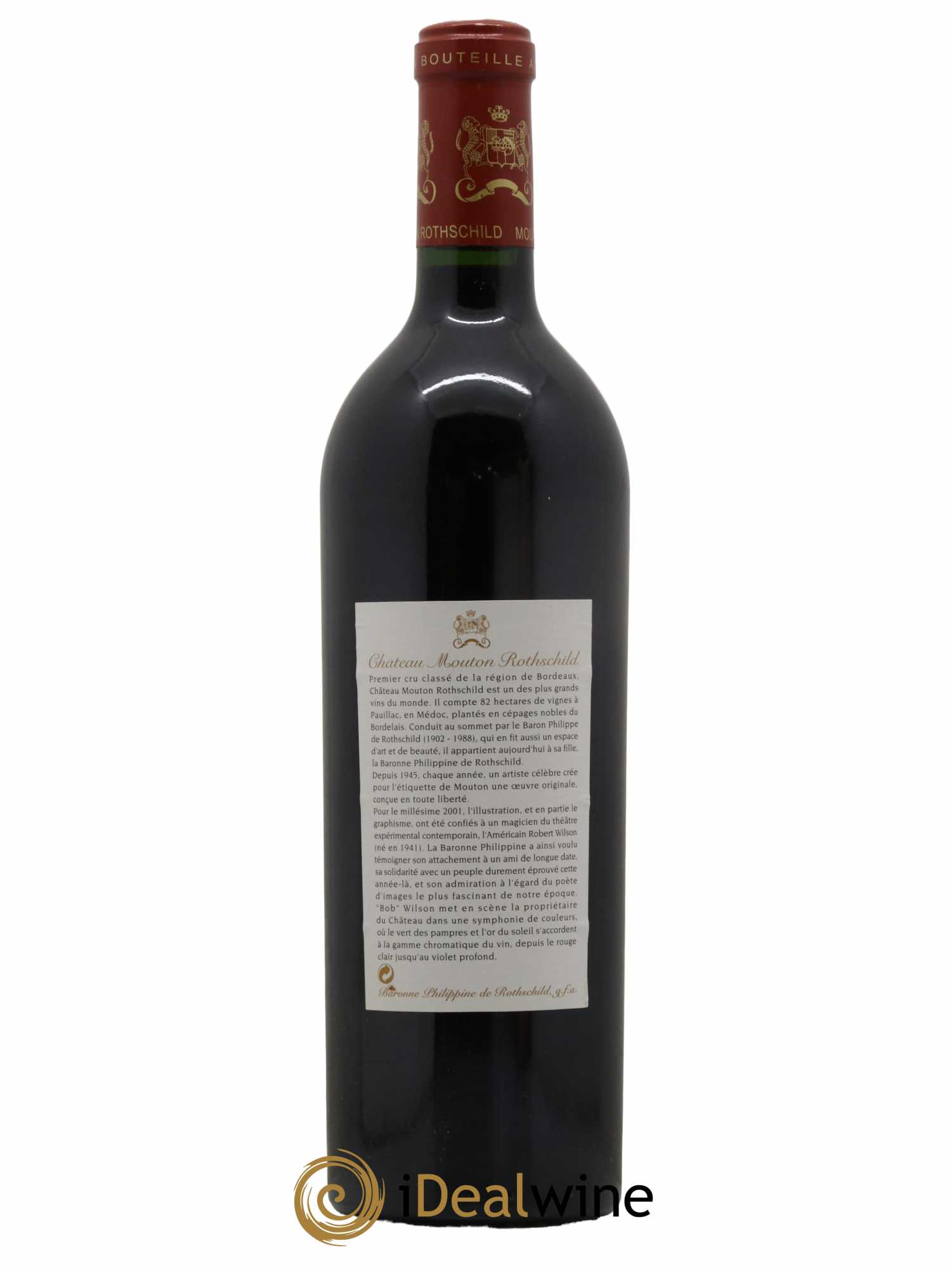 Château Mouton Rothschild 1er Grand Cru Classé 2001 - Lot of 1 bottle - 1