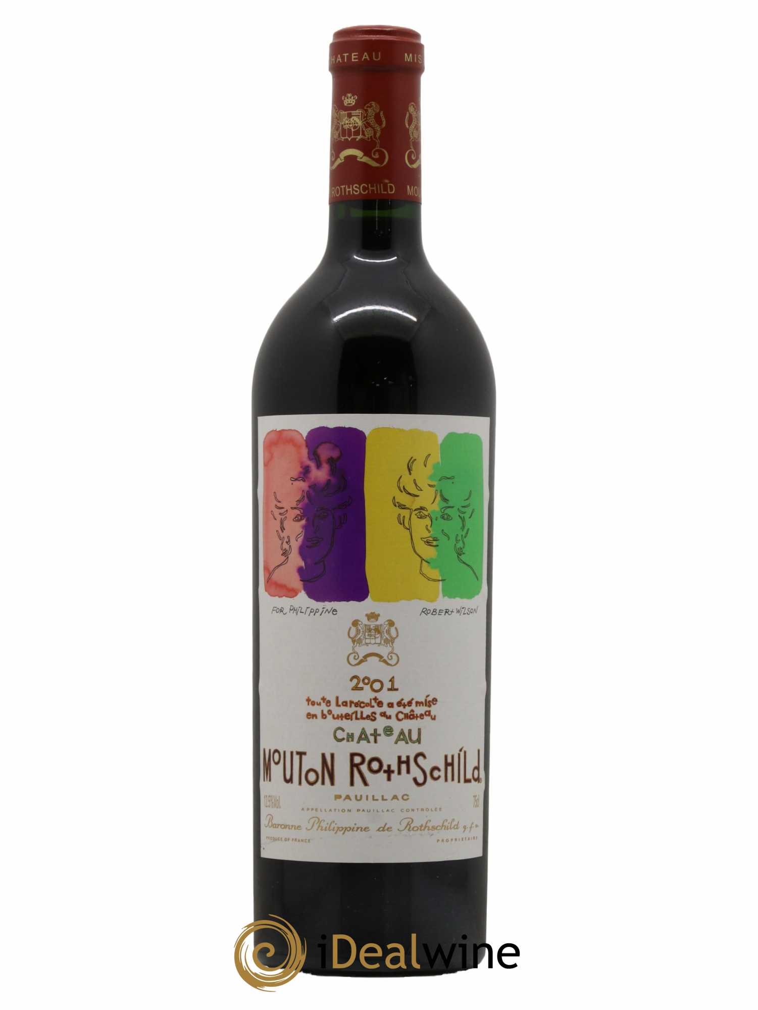 Château Mouton Rothschild 1er Grand Cru Classé 2001 - Lot of 1 bottle - 0