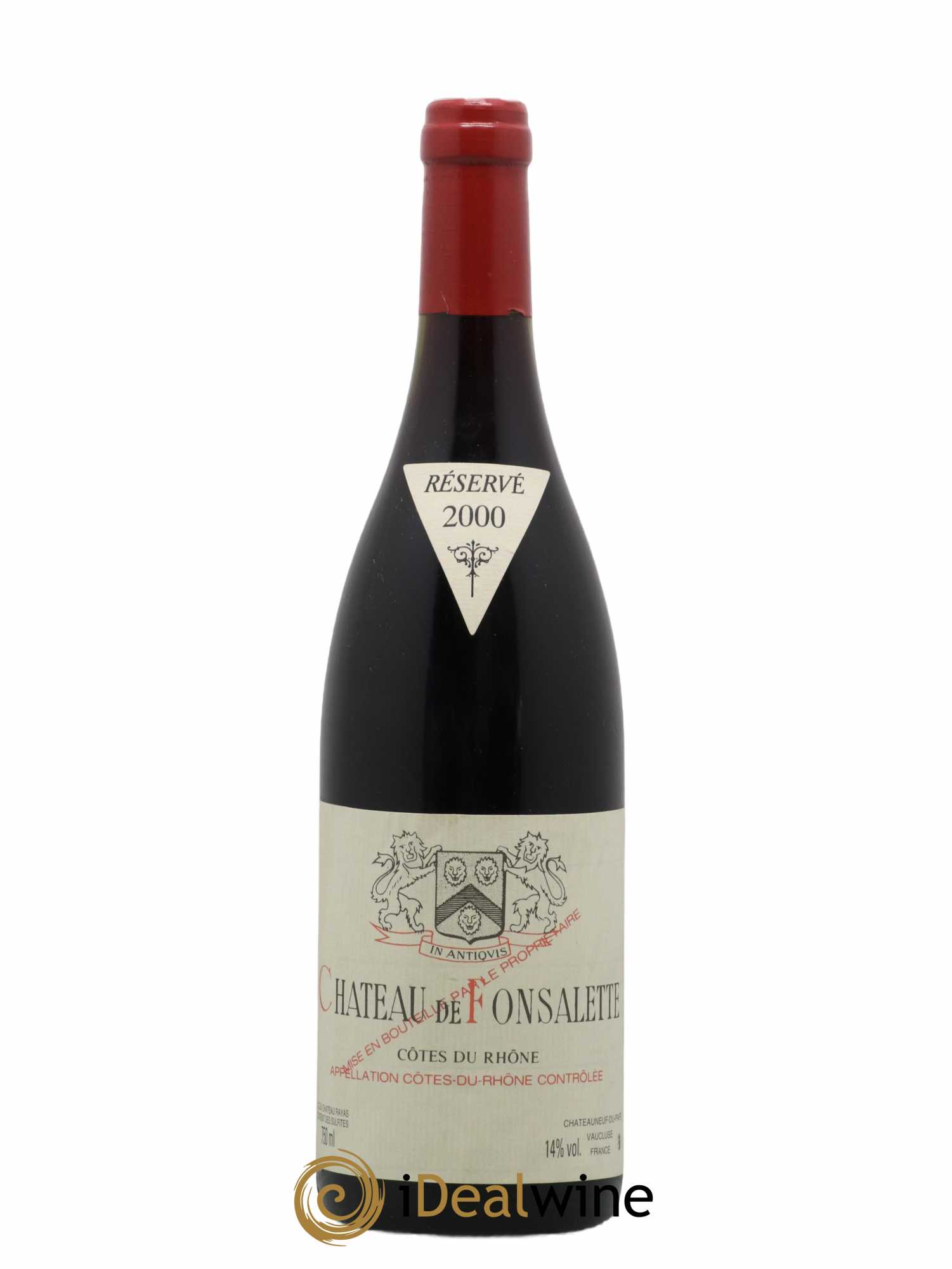 Côtes-du-Rhône Château de Fonsalette Emmanuel Reynaud 2000 - Lot de 1 bouteille - 0