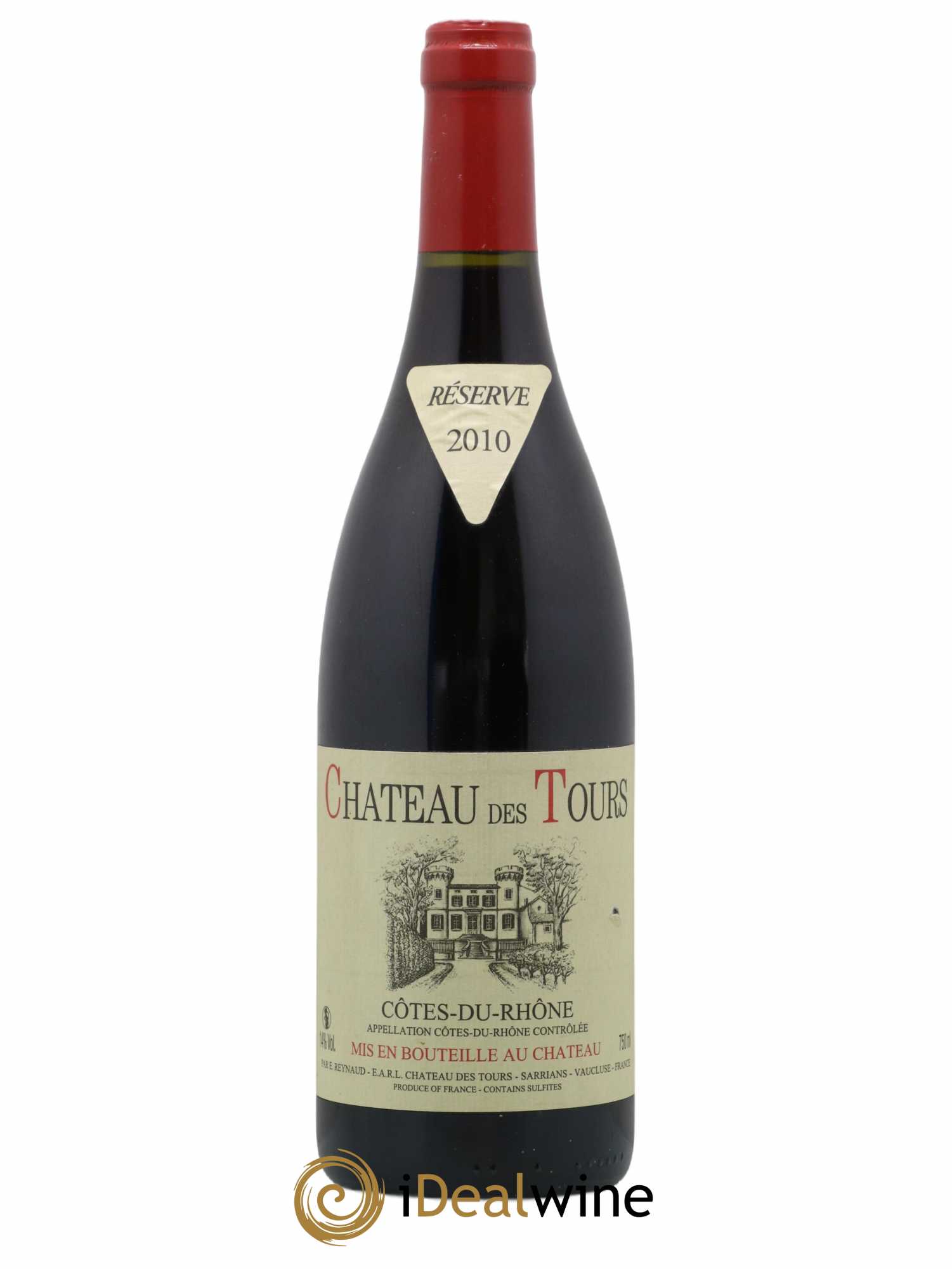 Côtes-du-Rhône Château des Tours Emmanuel Reynaud 2010 - Lot de 1 bouteille - 0
