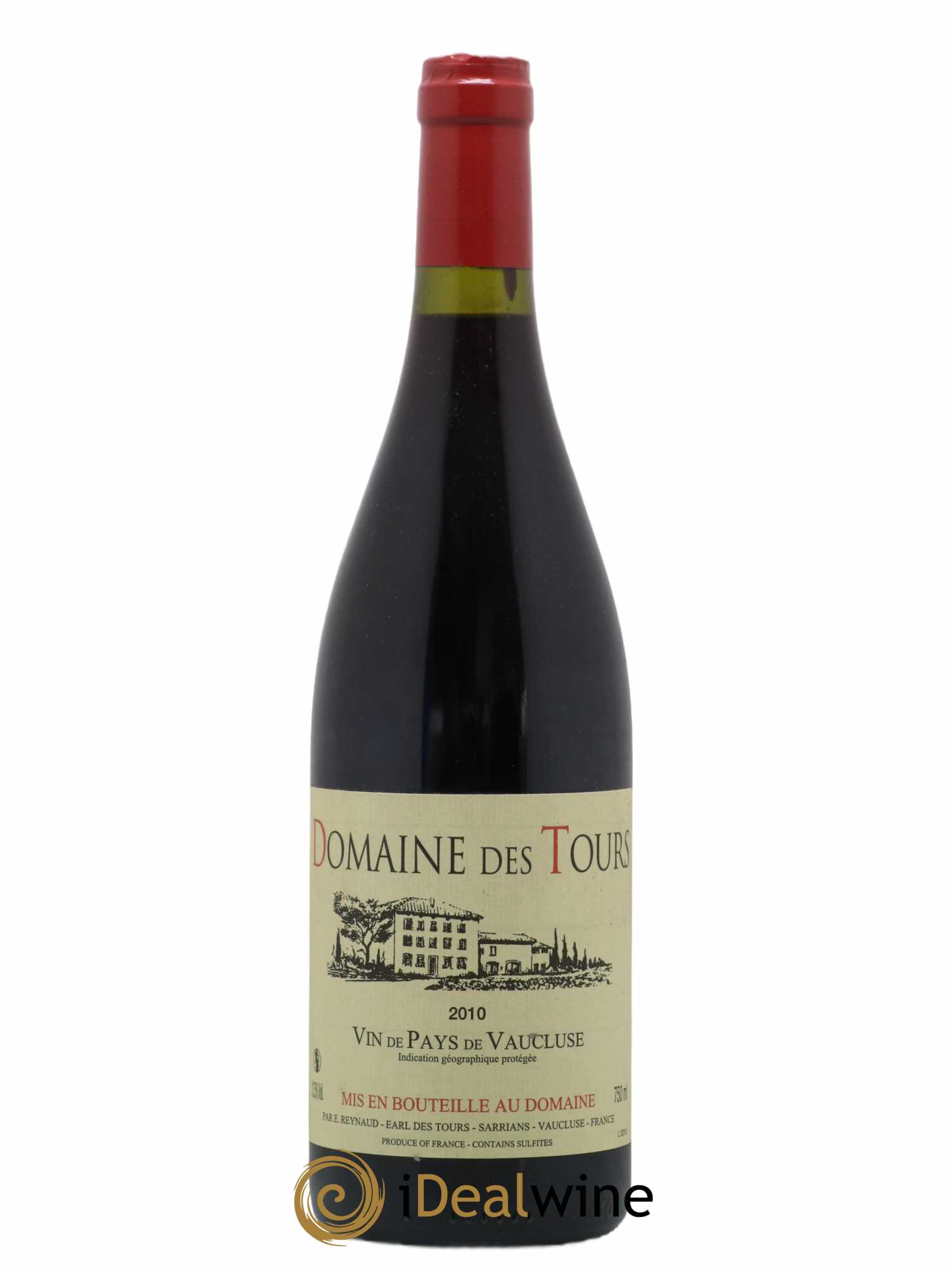 Vaucluse (Vin de Pays de Vaucluse) Domaine des Tours Emmanuel Reynaud 2010 - Lot de 1 bouteille - 0