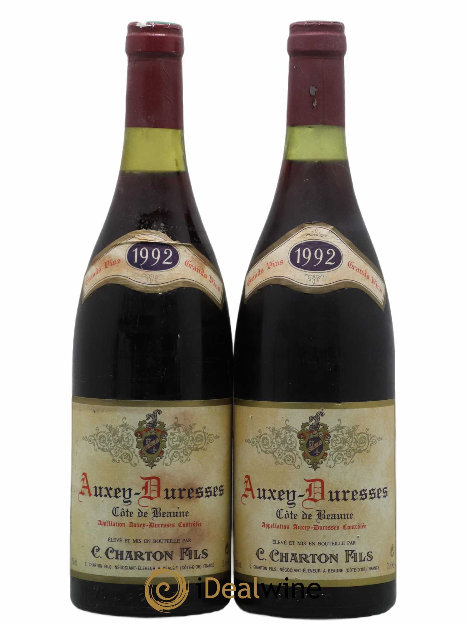 Auxey-Duresses C. Charton Fils 1992 - Lot de 2 bouteilles - 0