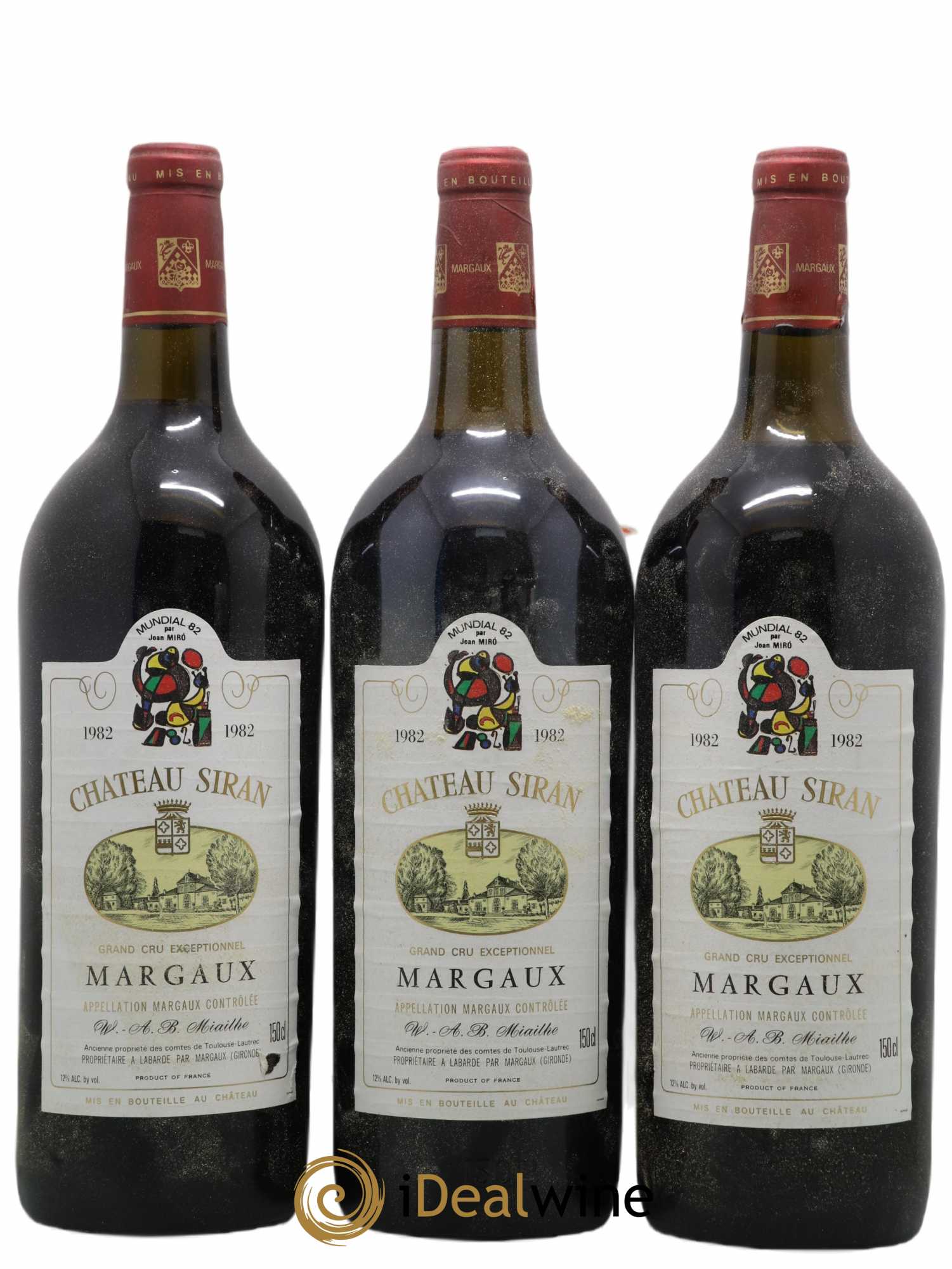 Château Siran 1982 - Lot de 3 magnums - 0