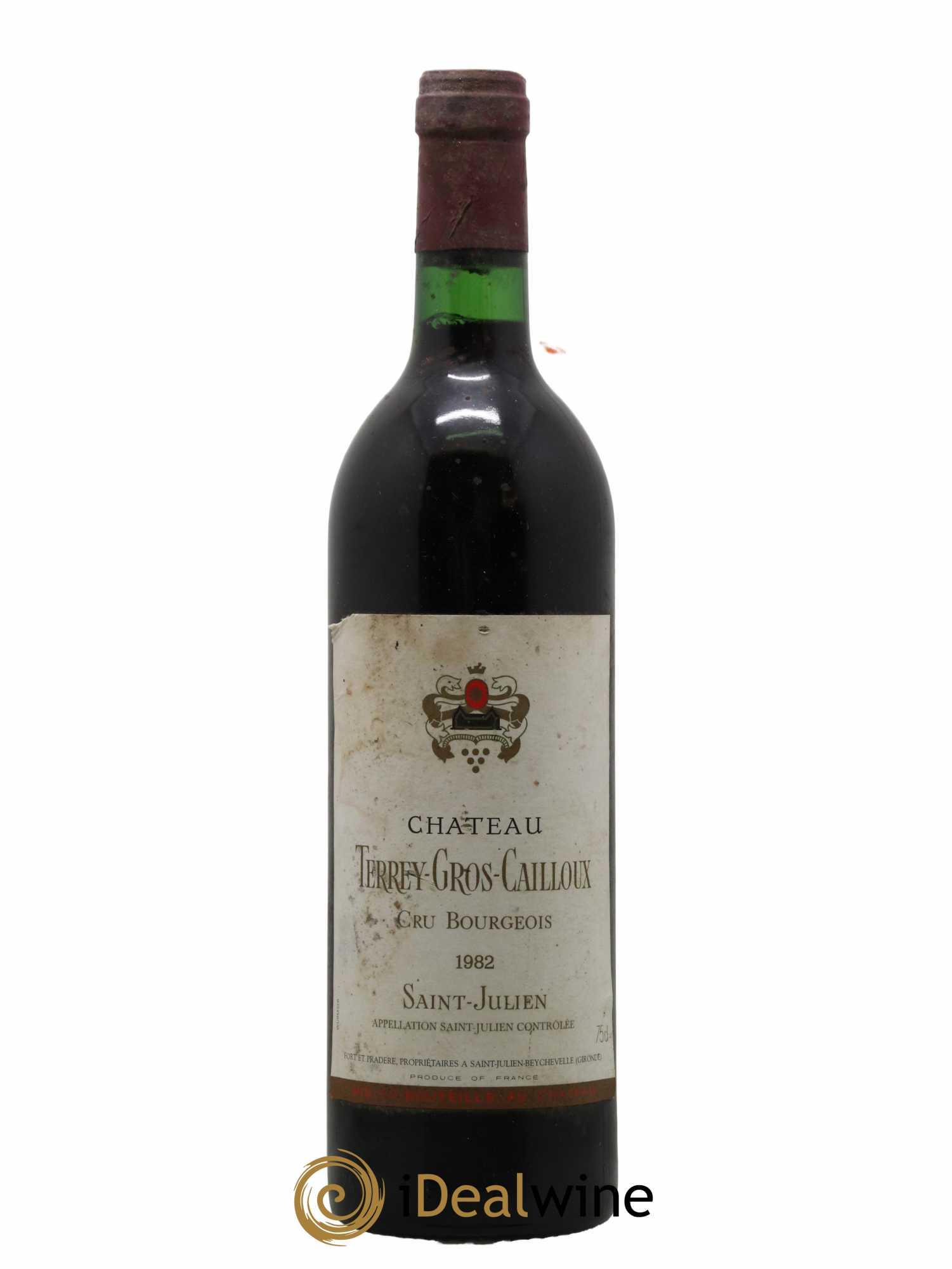 Château Terrey Gros Cailloux Cru Bourgeois 1982 - Lot de 1 bouteille - 0
