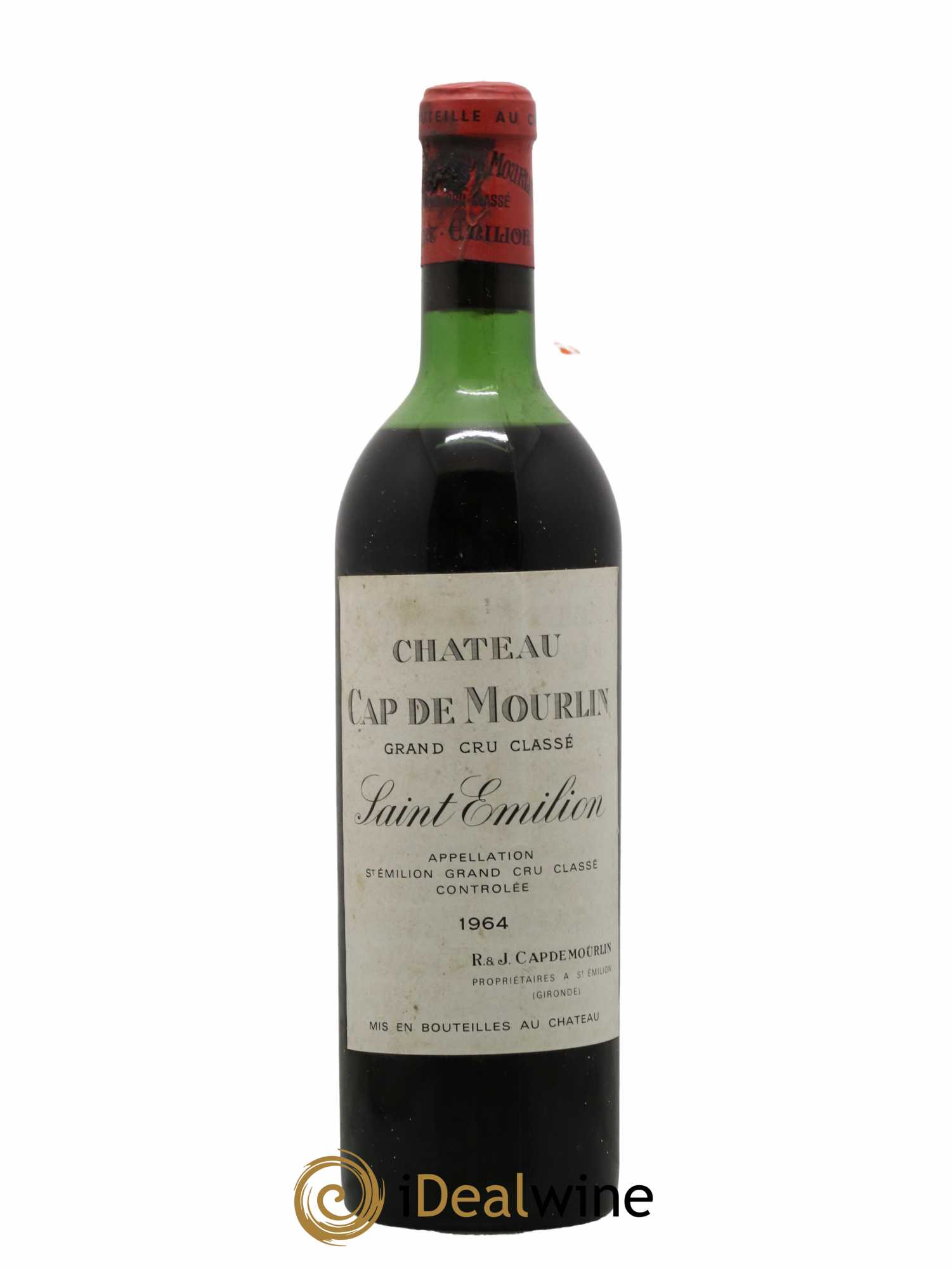 Château Cap de Mourlin Grand Cru Classé 1964 - Lotto di 1 bottiglia - 0