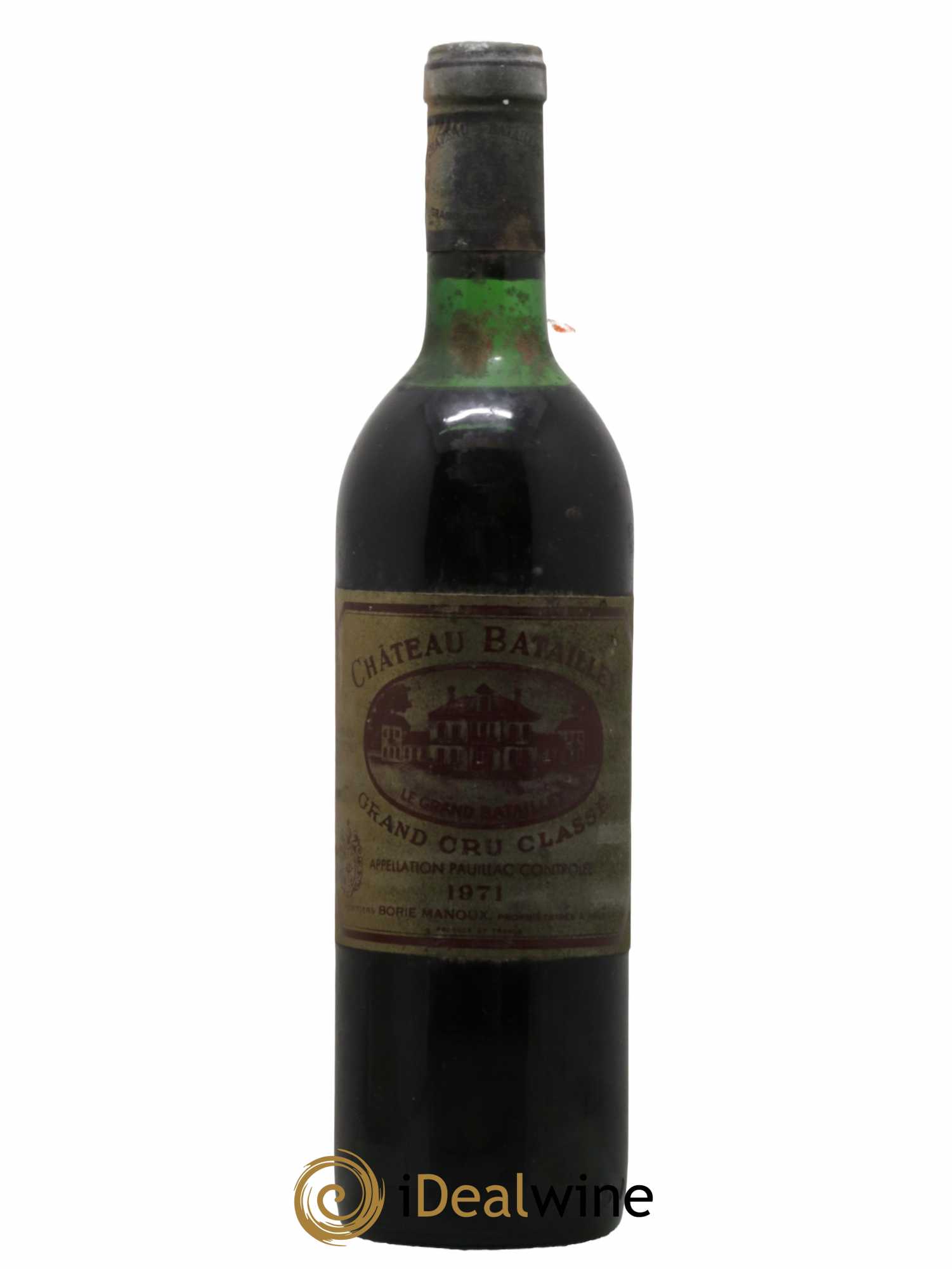 Château Batailley 5ème Grand Cru Classé 1971 - Lot de 1 bouteille - 0