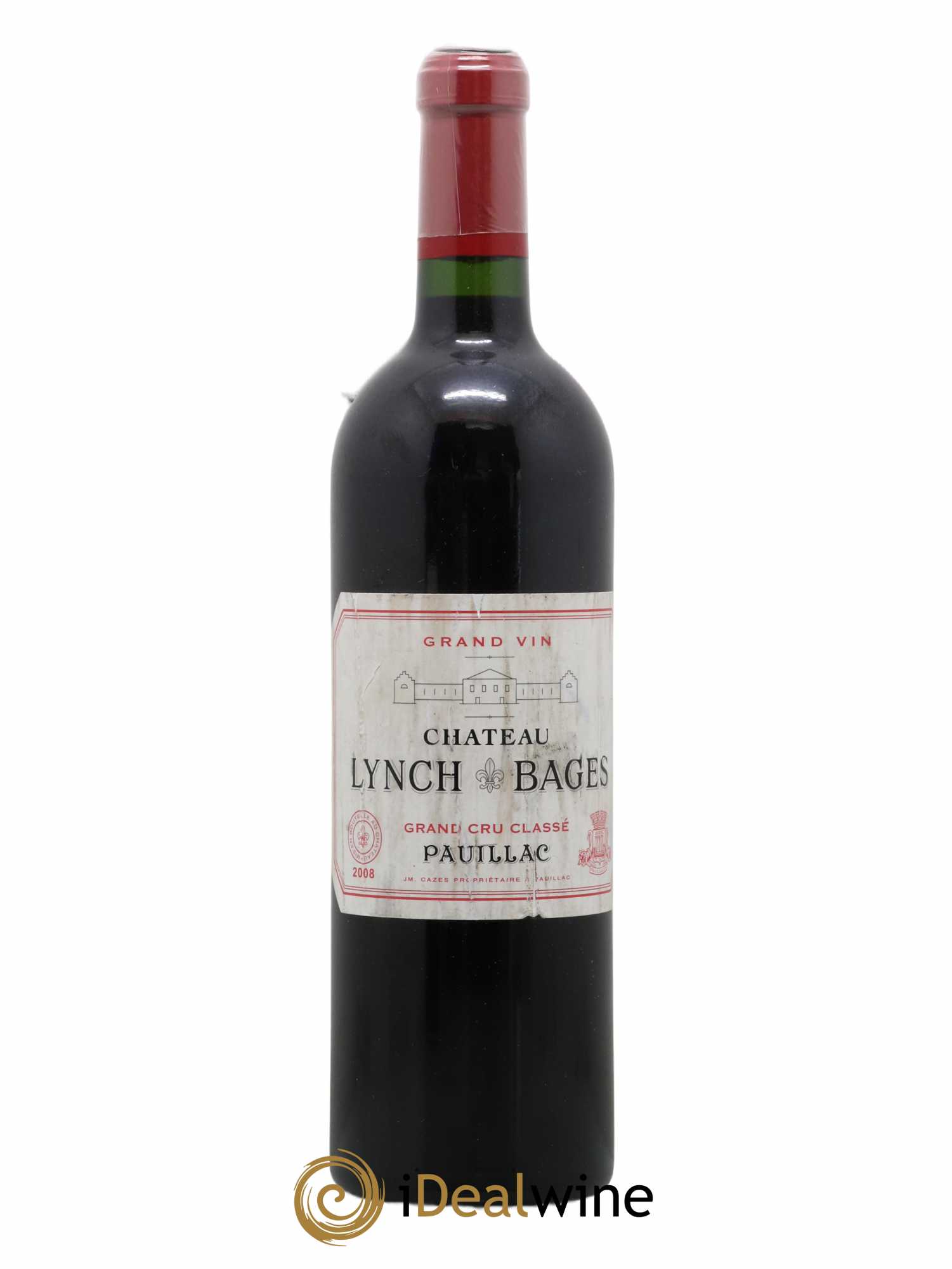Château Lynch Bages 5ème Grand Cru Classé 2008 - Lot de 1 bouteille - 0