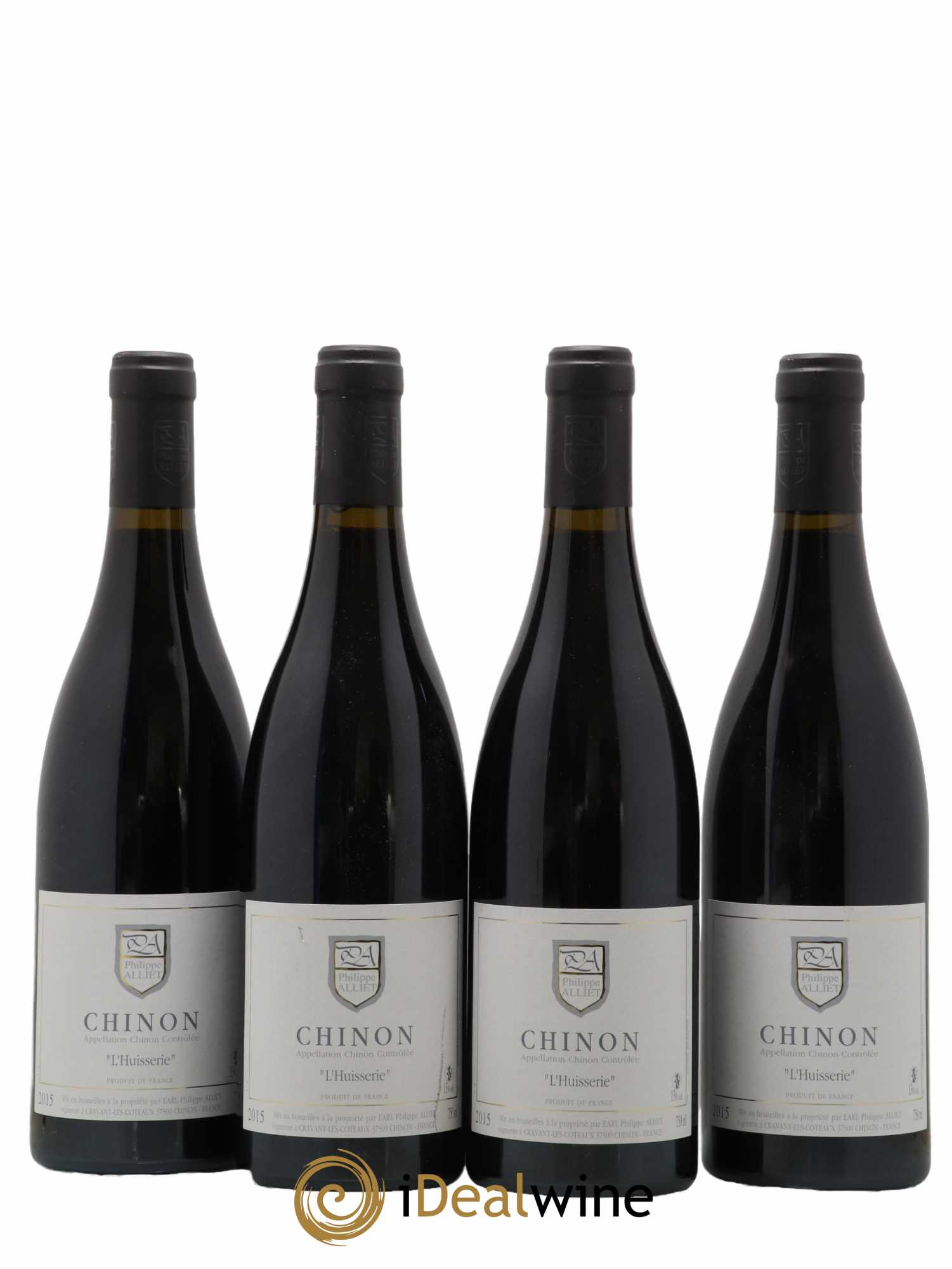 Chinon L'Huisserie Philippe Alliet 2015 - Lot de 4 bouteilles - 0